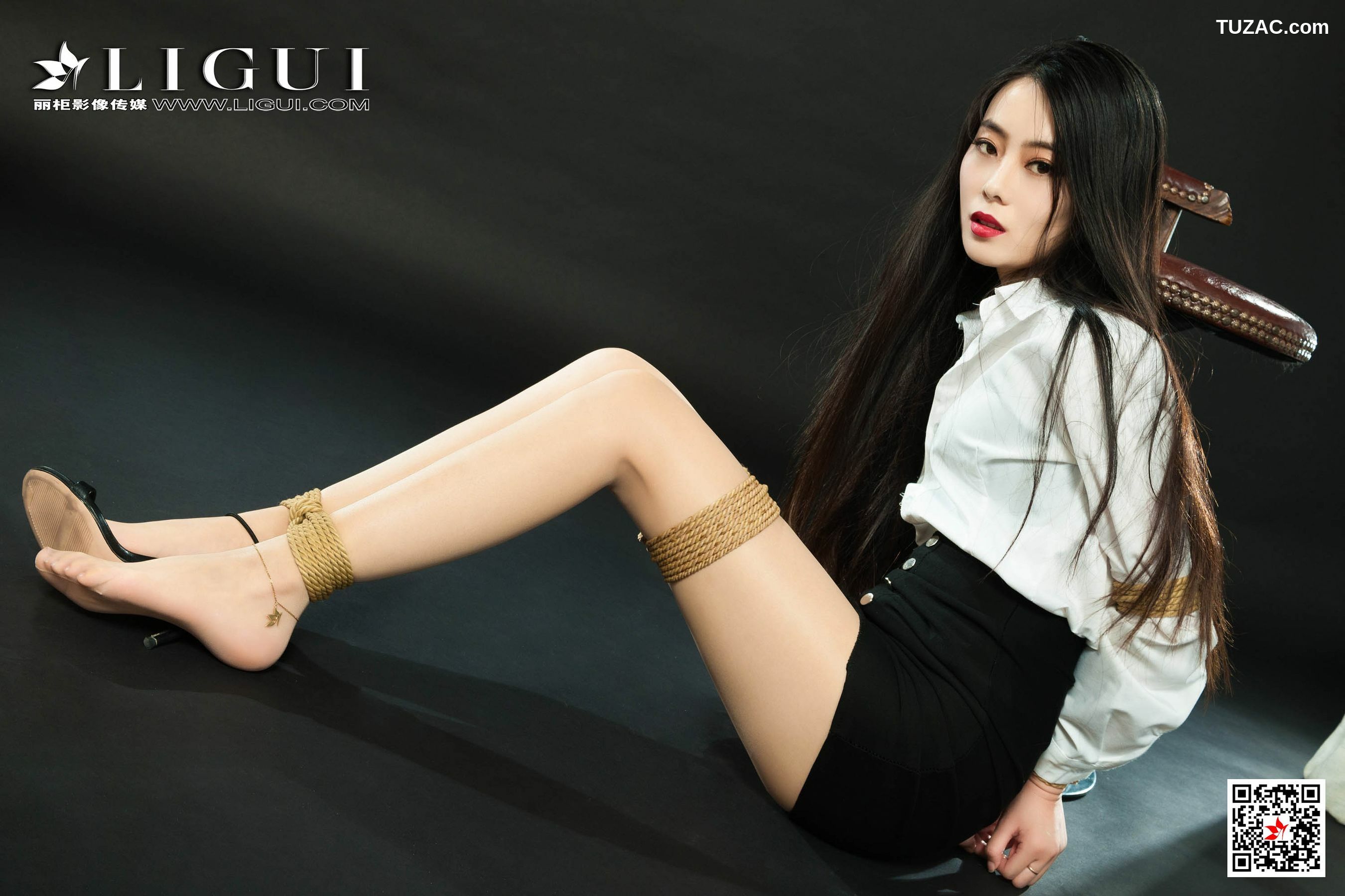 丽柜_ 网络丽人 Model 白雪 - 肉丝捆绑绳艺[71P]