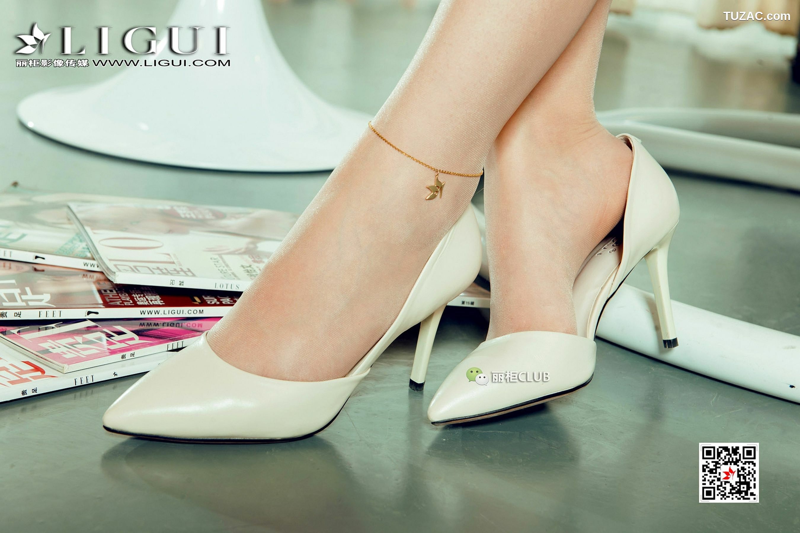 丽柜_Mode 足模雪糕《吊篮椅丝足》 写真集[80P]