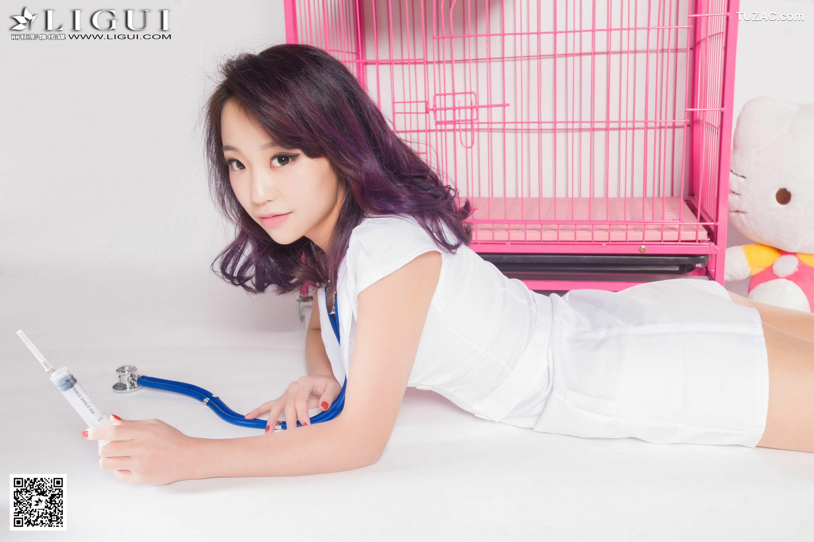 丽柜_Model ALAN《护士高跟丝足》上下全集 美腿玉足写真图片[52P]