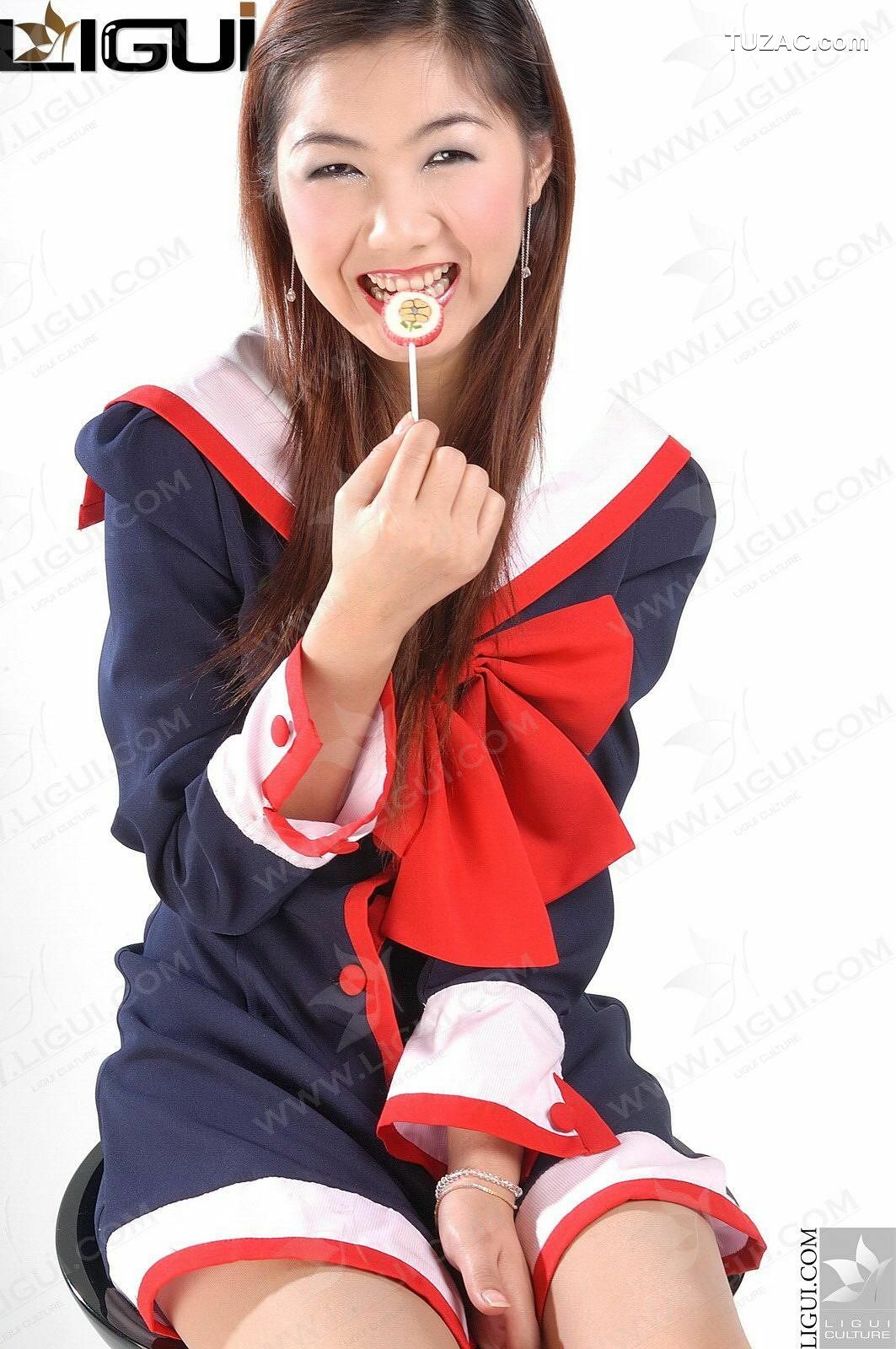 丽柜_Model 丝丝《学生年代的青春幻想》 丝足写真图片[80P]
