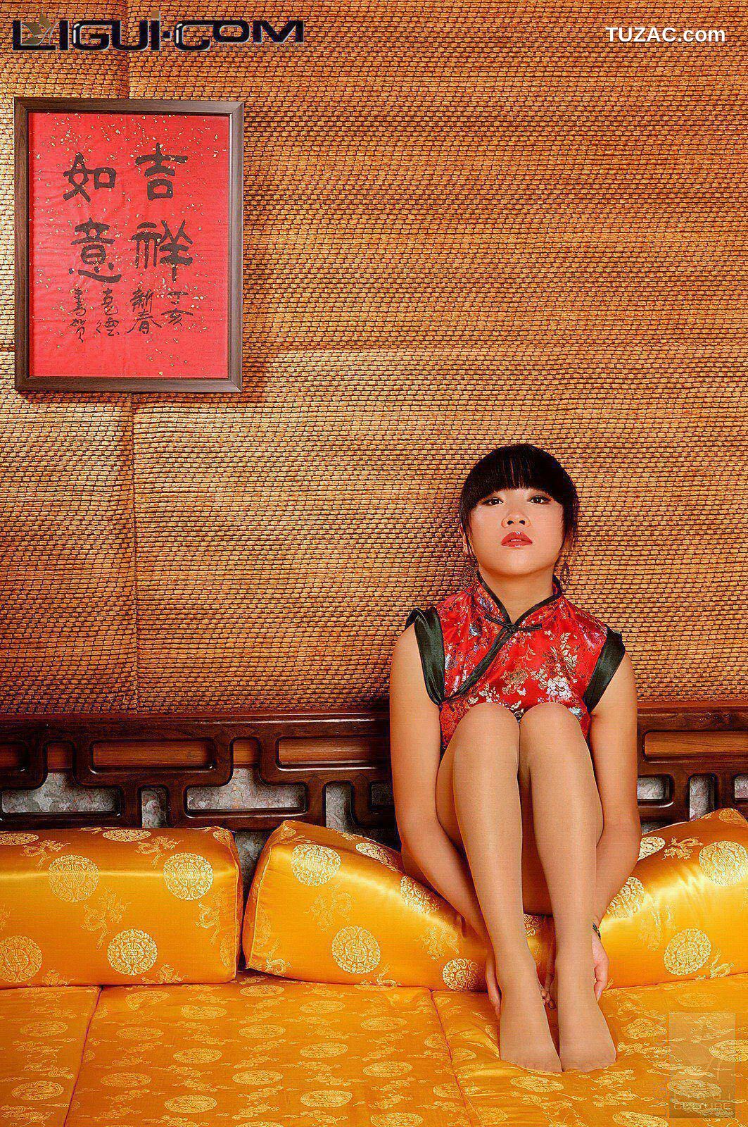 丽柜_Model 伊园《古典嬌娃》 丝足写真图片[36P]