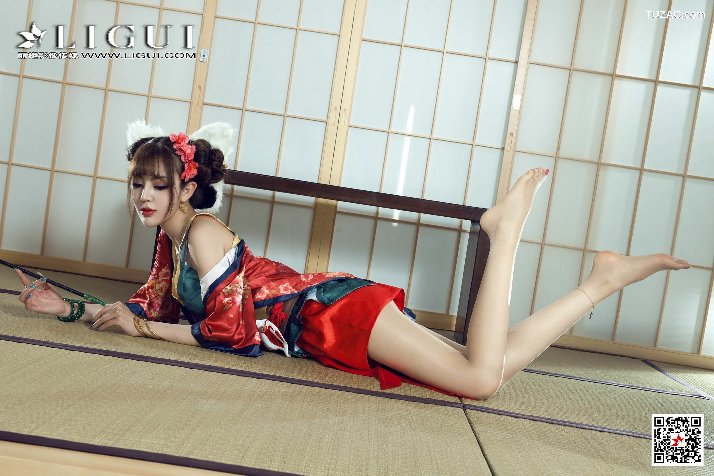 丽柜_Model 凉儿《古典玉足》 写真集[56P]