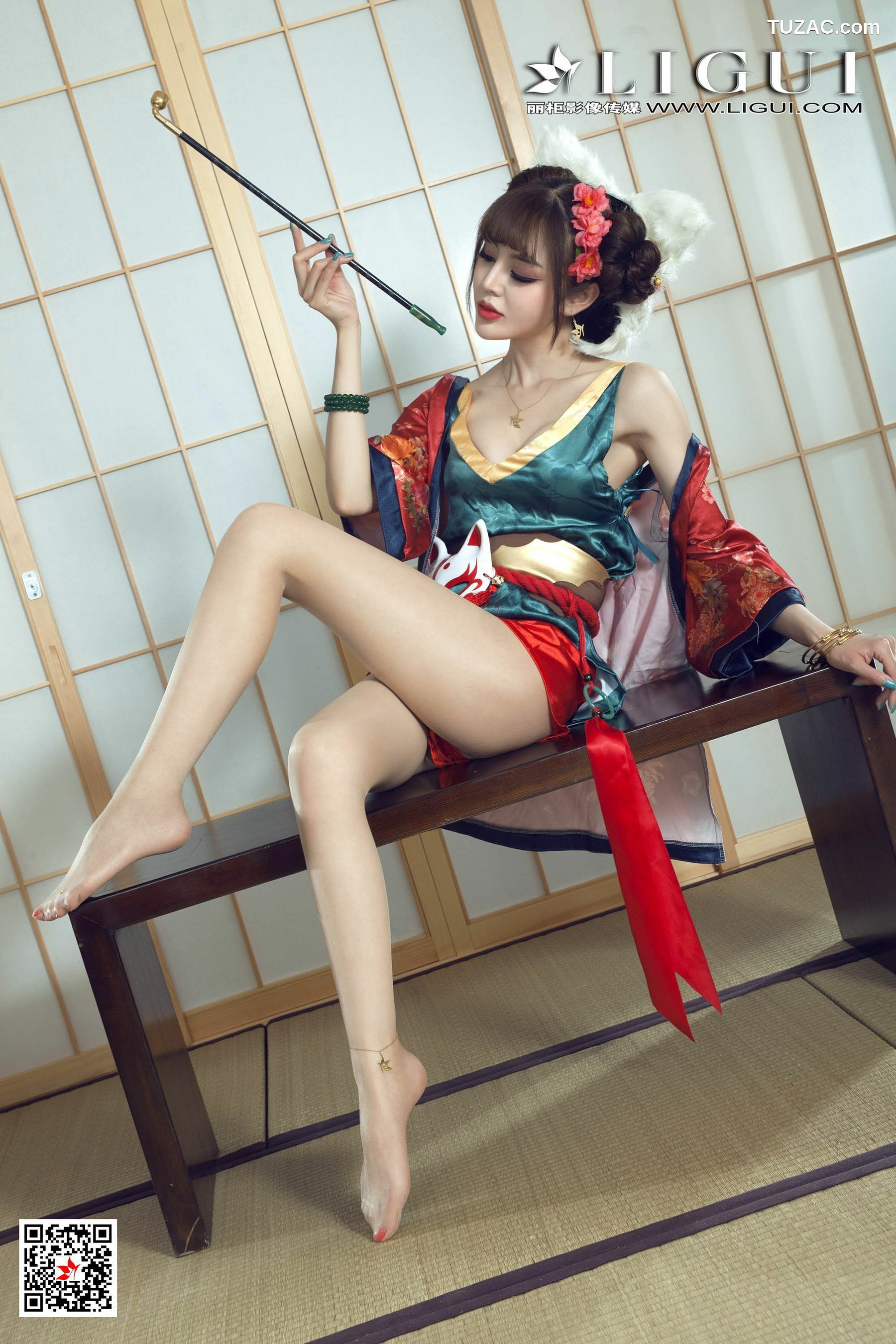 丽柜_Model 凉儿《古典玉足》 写真集[56P]