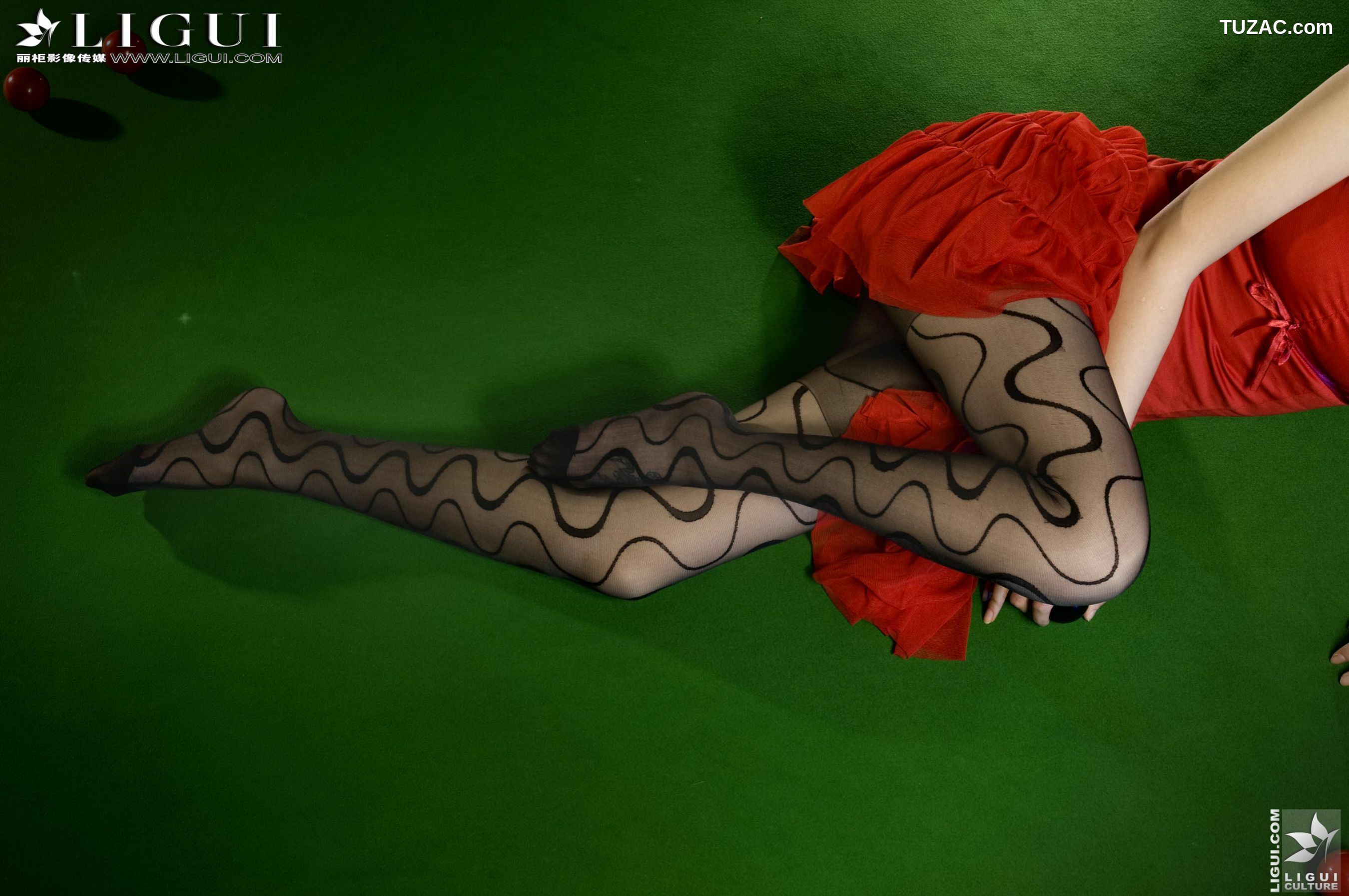 丽柜_Model 咪惠美《台球室里的刹人机器》 美腿玉足写真图片[51P]