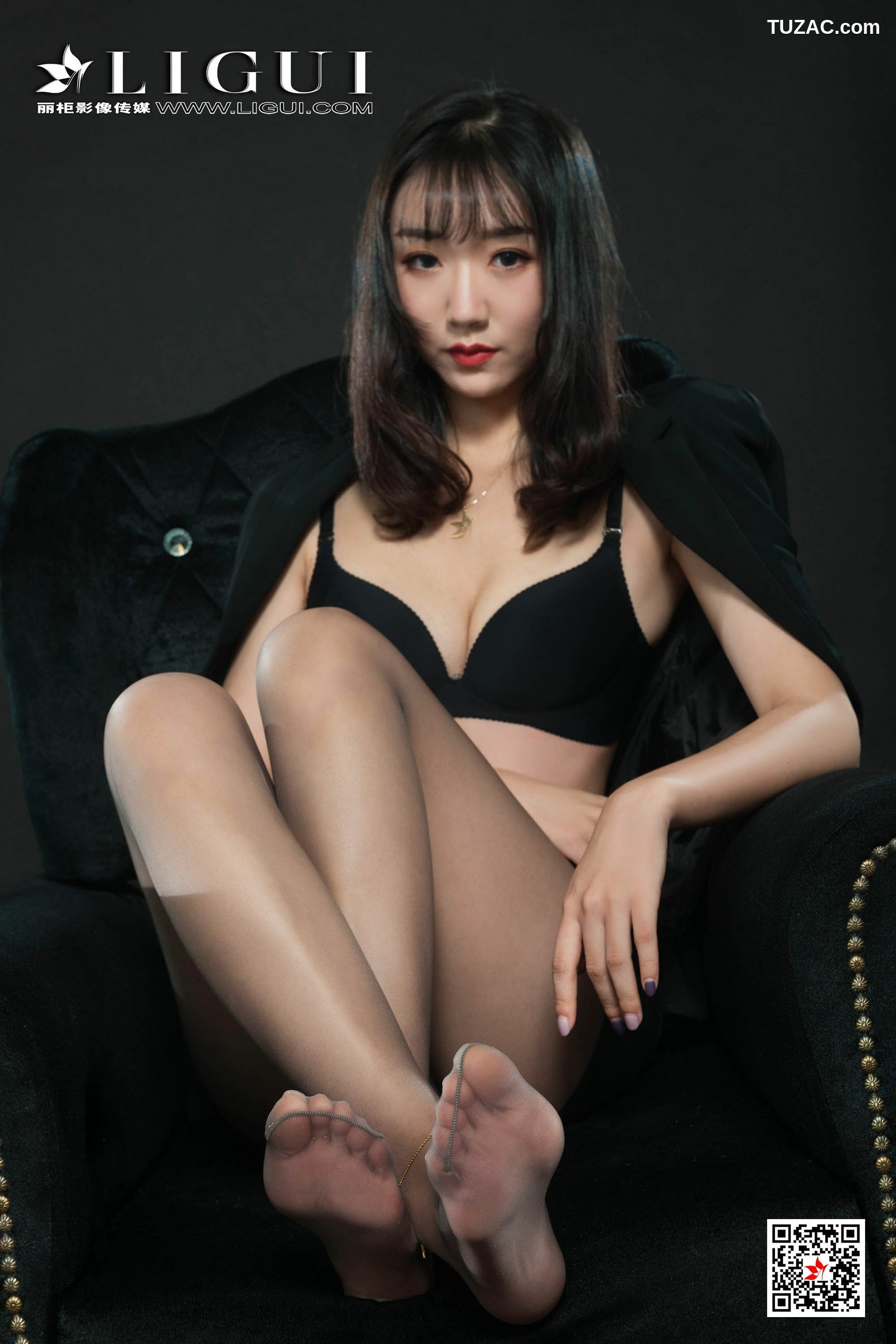 丽柜_Model 小涵《肉丝高跟美腿OL》 网络丽人 写真集[43P]