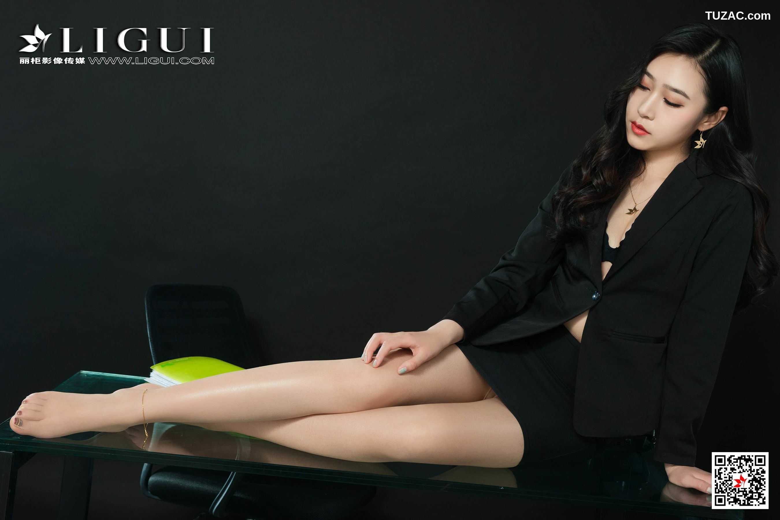 丽柜_Model 小迪《肉丝OL高跟美腿》 网络丽人 写真集[53P]