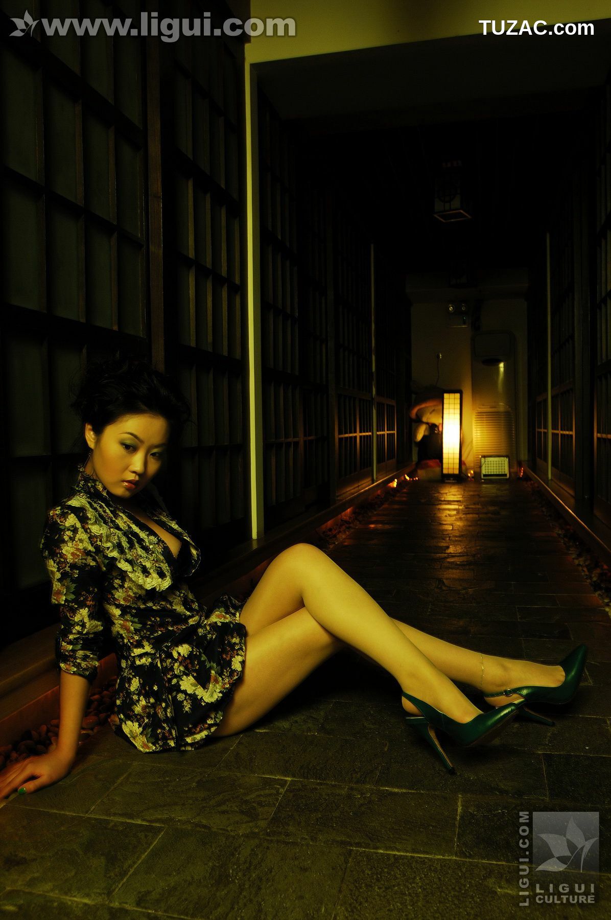 丽柜_Model 小露露《性感小猫咪》 丝足写真图片[35P]