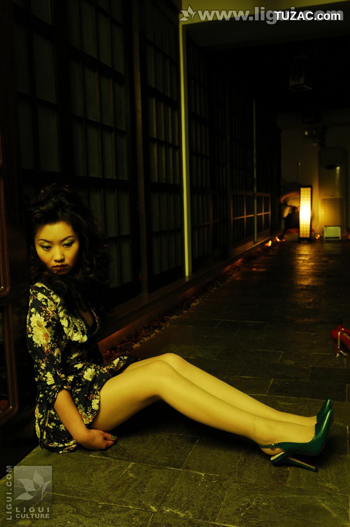 丽柜_Model 小露露《性感小猫咪》 丝足写真图片[35P]