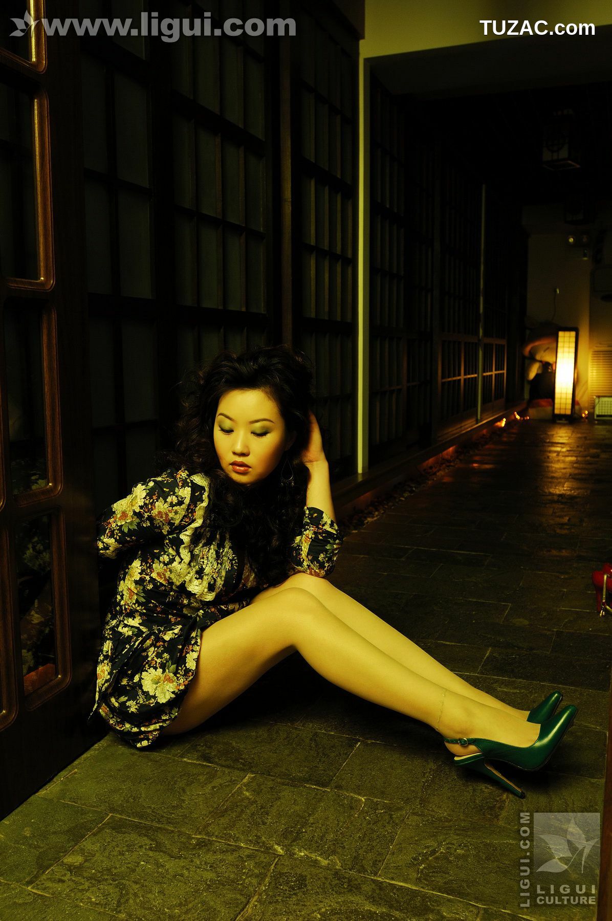 丽柜_Model 小露露《性感小猫咪》 丝足写真图片[35P]