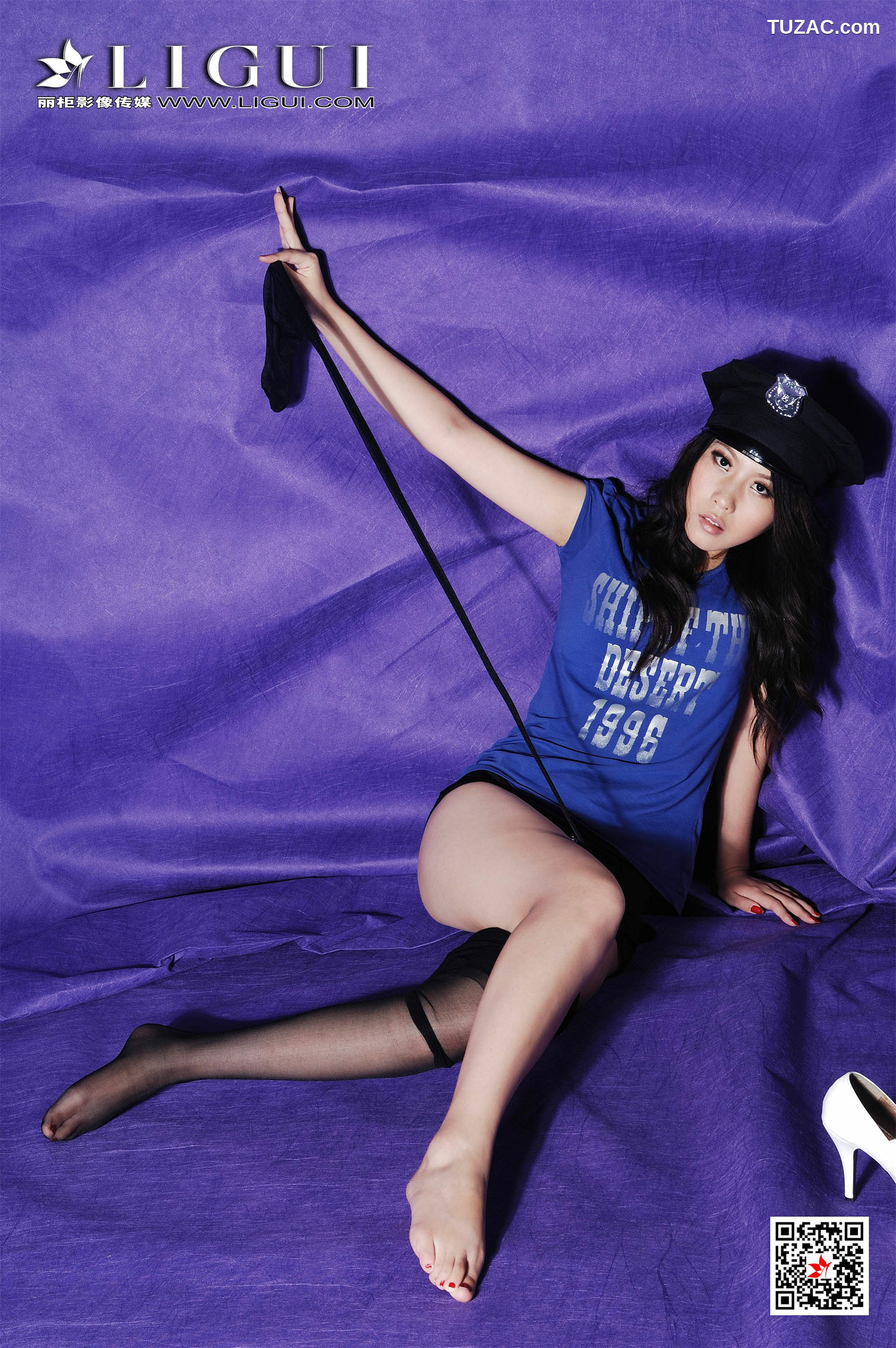 丽柜_Model 幽幽《黑丝女兵》 写真集[38P]