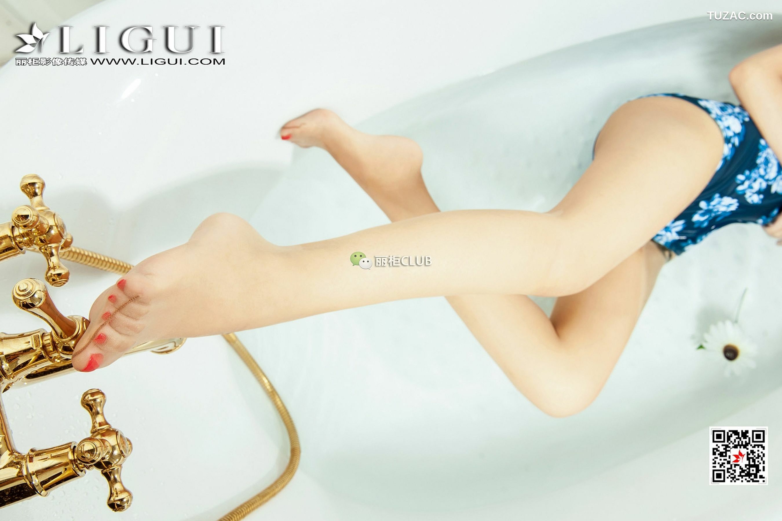 丽柜_Model 悠悠《浴缸玉足》 写真集[69P]