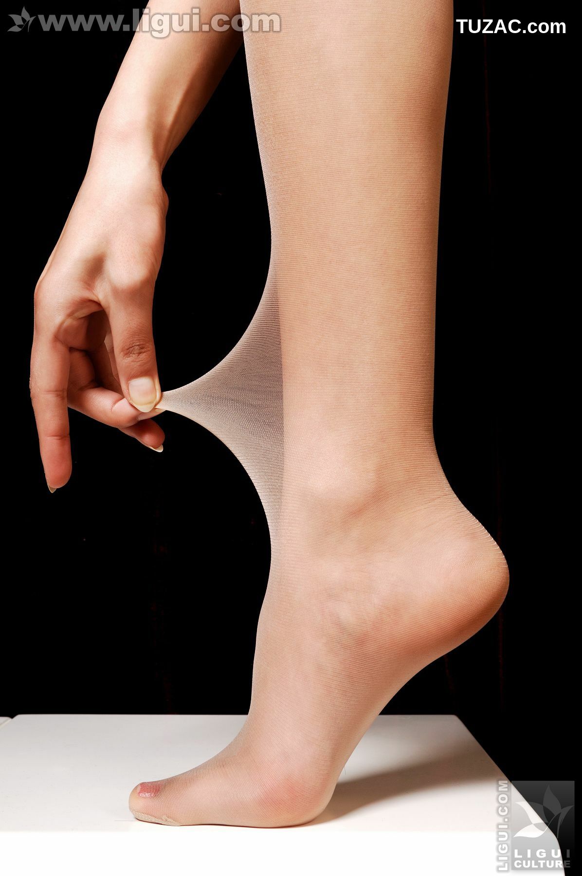 丽柜_Model 文欣《温柔甜美的丝袜诱惑地带》 美腿玉足写真图片[33P]