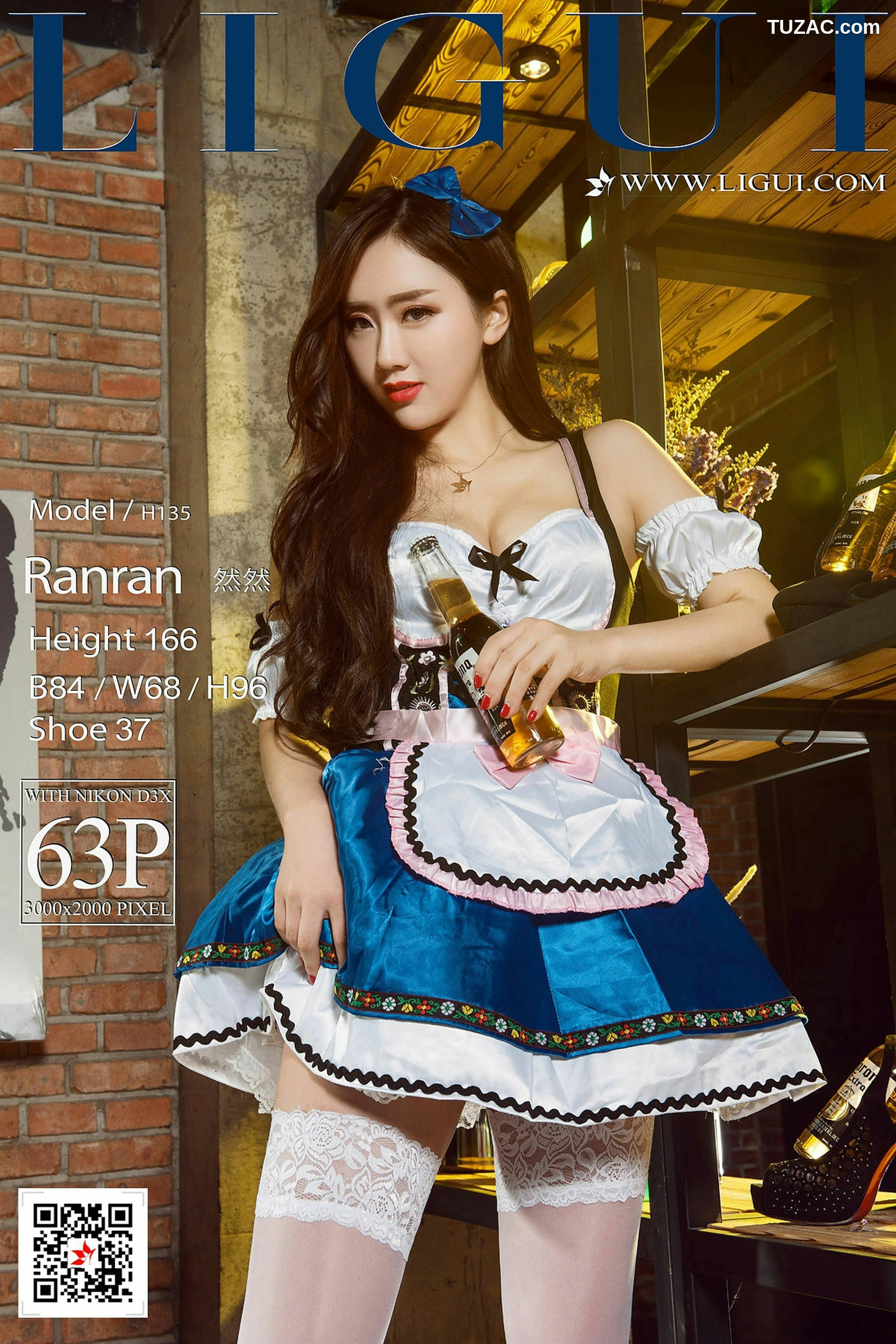 丽柜_Model 然然《白丝美腿丝脚》 写真集[64P]