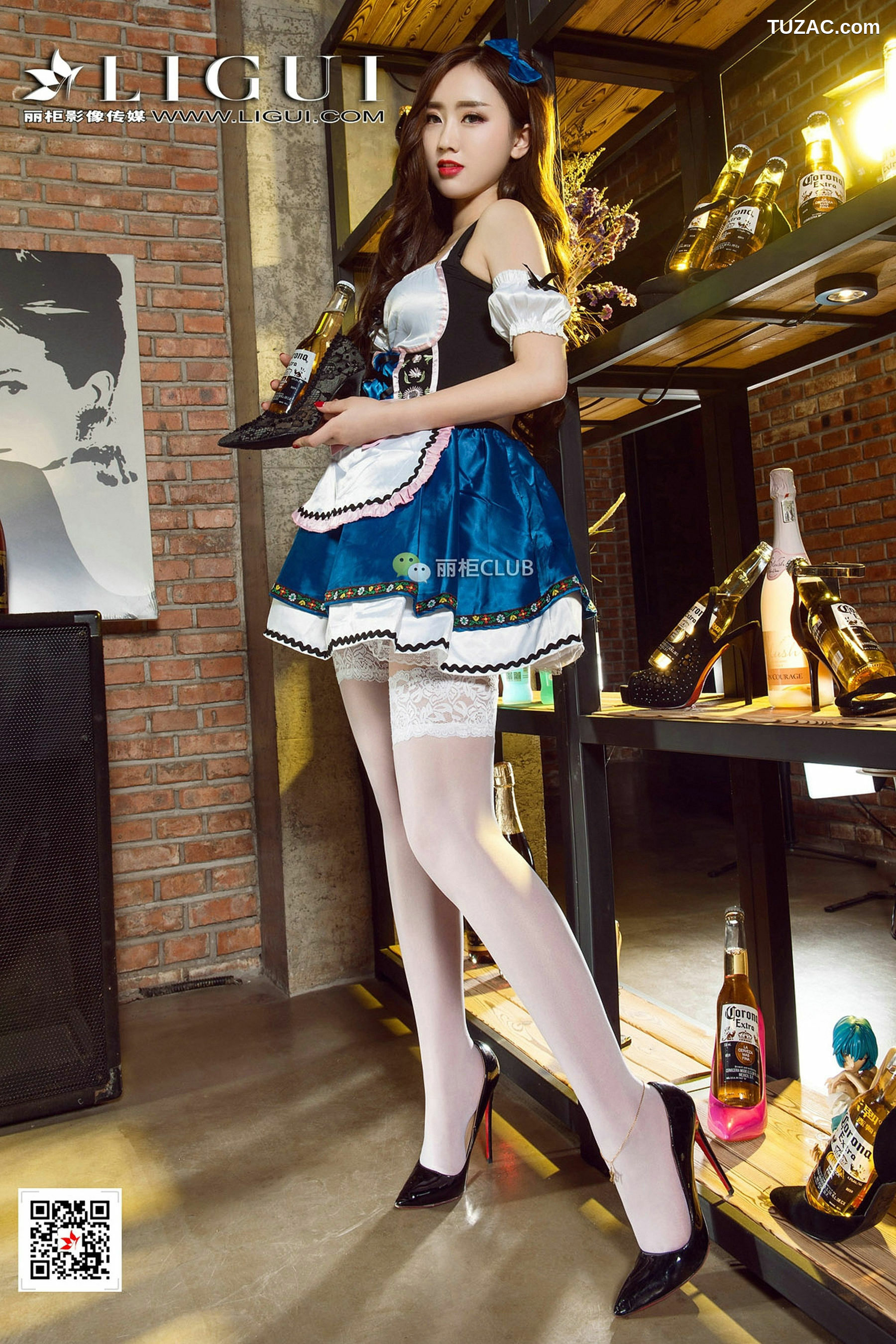 丽柜_Model 然然《白丝美腿丝脚》 写真集[64P]