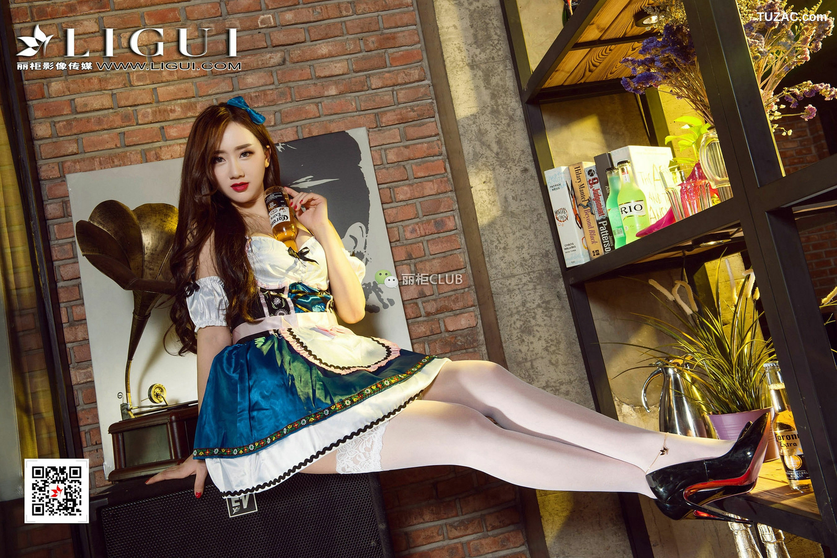 丽柜_Model 然然《白丝美腿丝脚》 写真集[64P]