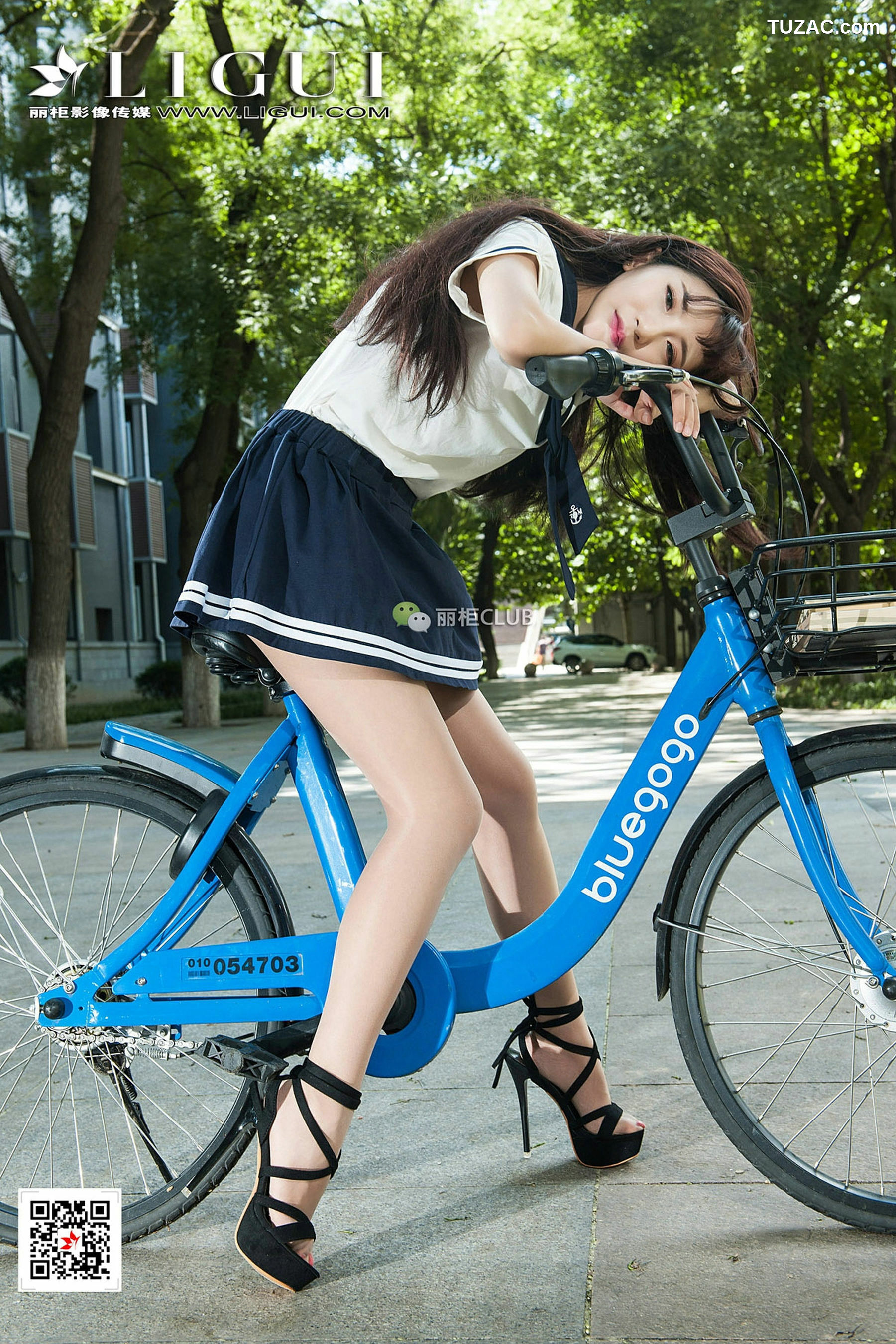 丽柜_Model 筱筱《校园女神丝足美腿》 写真集[49P]