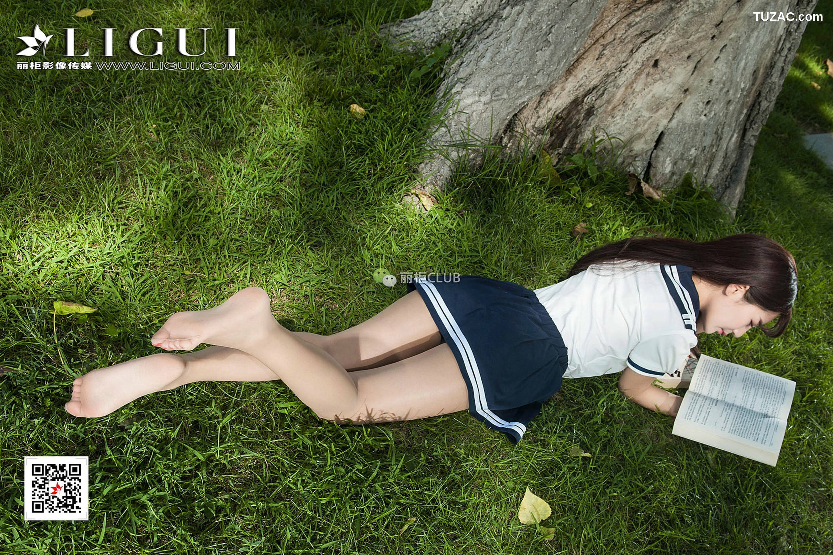 丽柜_Model 筱筱《校园女神丝足美腿》 写真集[49P]