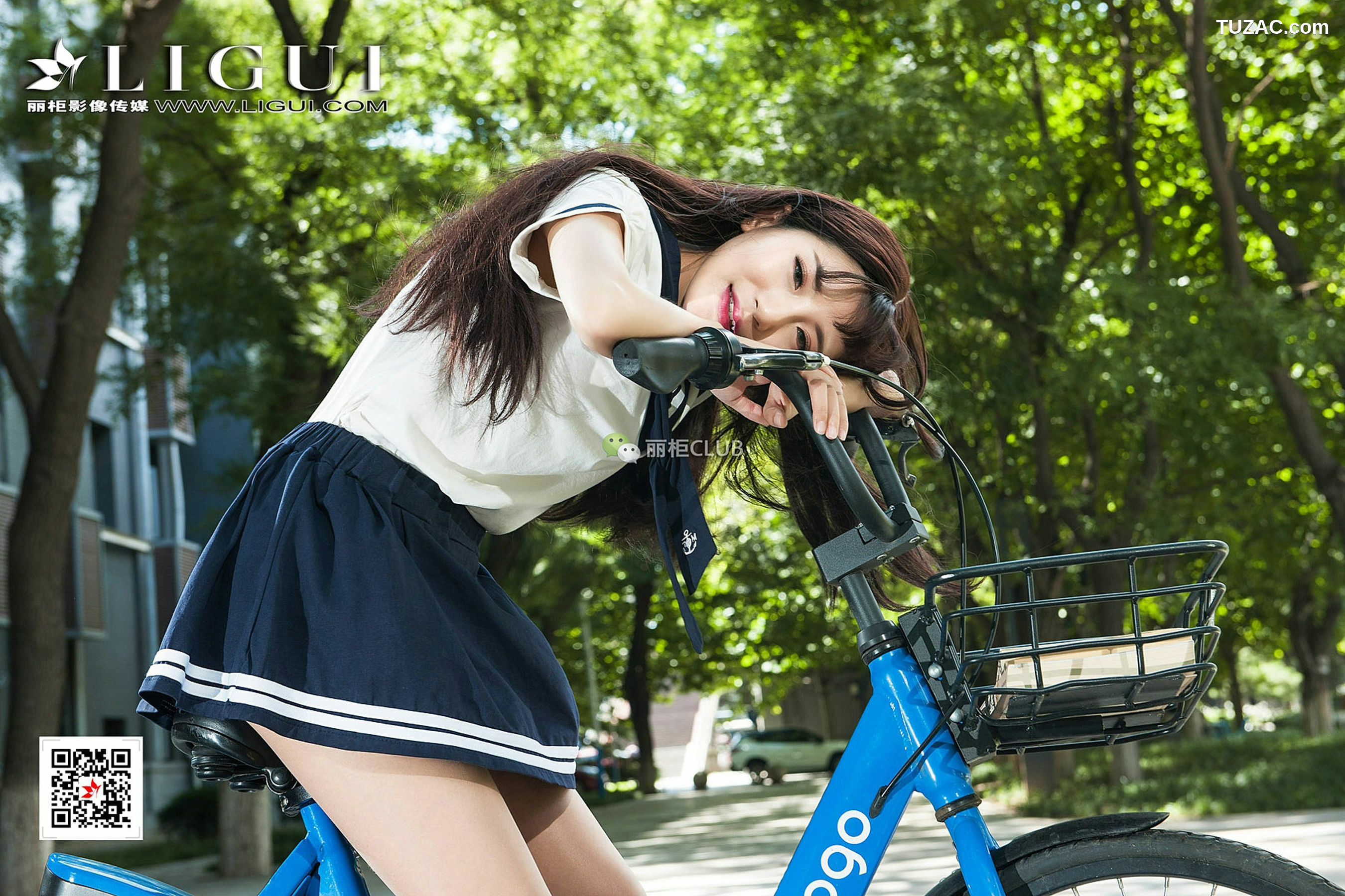 丽柜_Model 筱筱《校园女神丝足美腿》 写真集[49P]