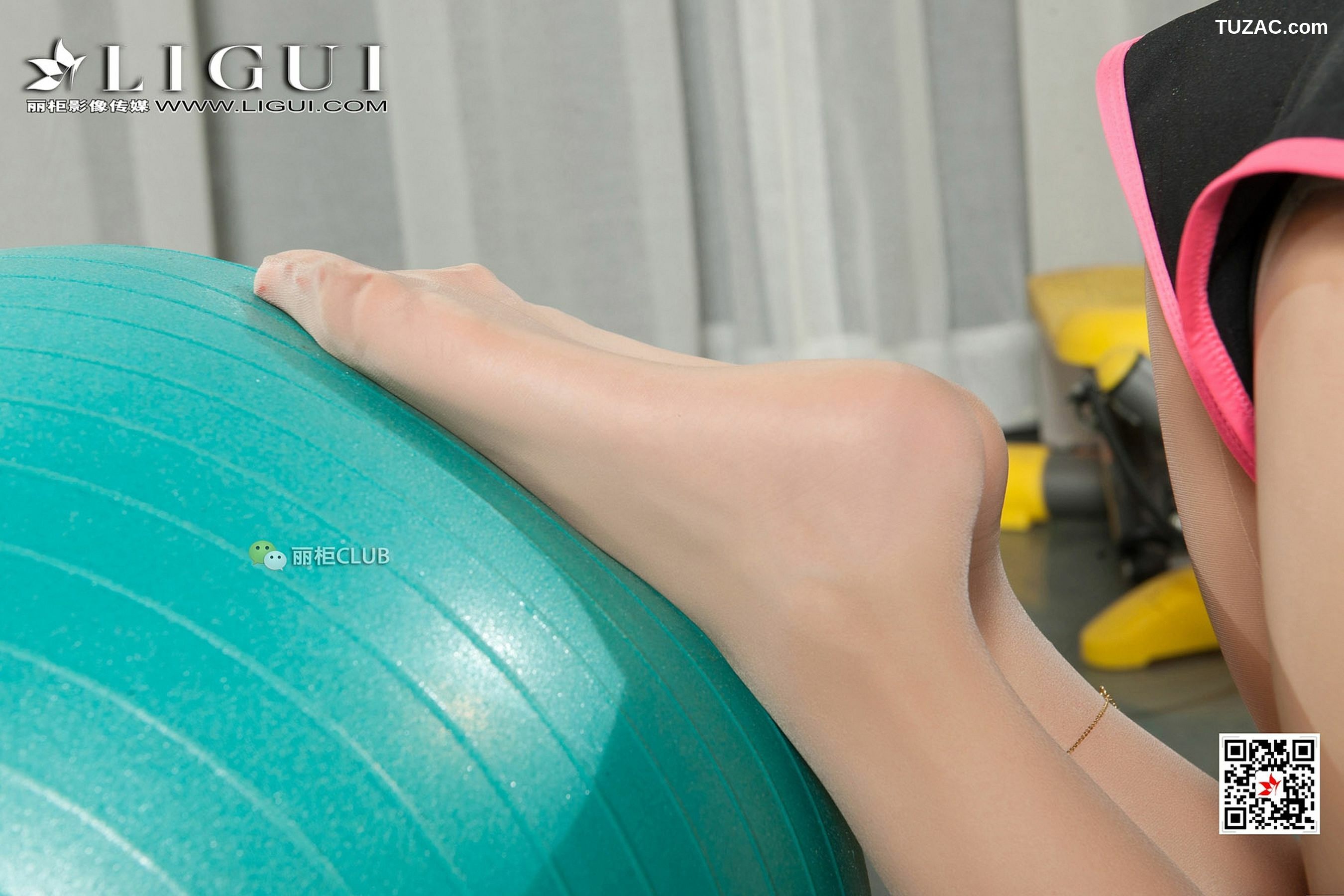 丽柜_Model 足模楠楠《健身美足》 写真集[73P]