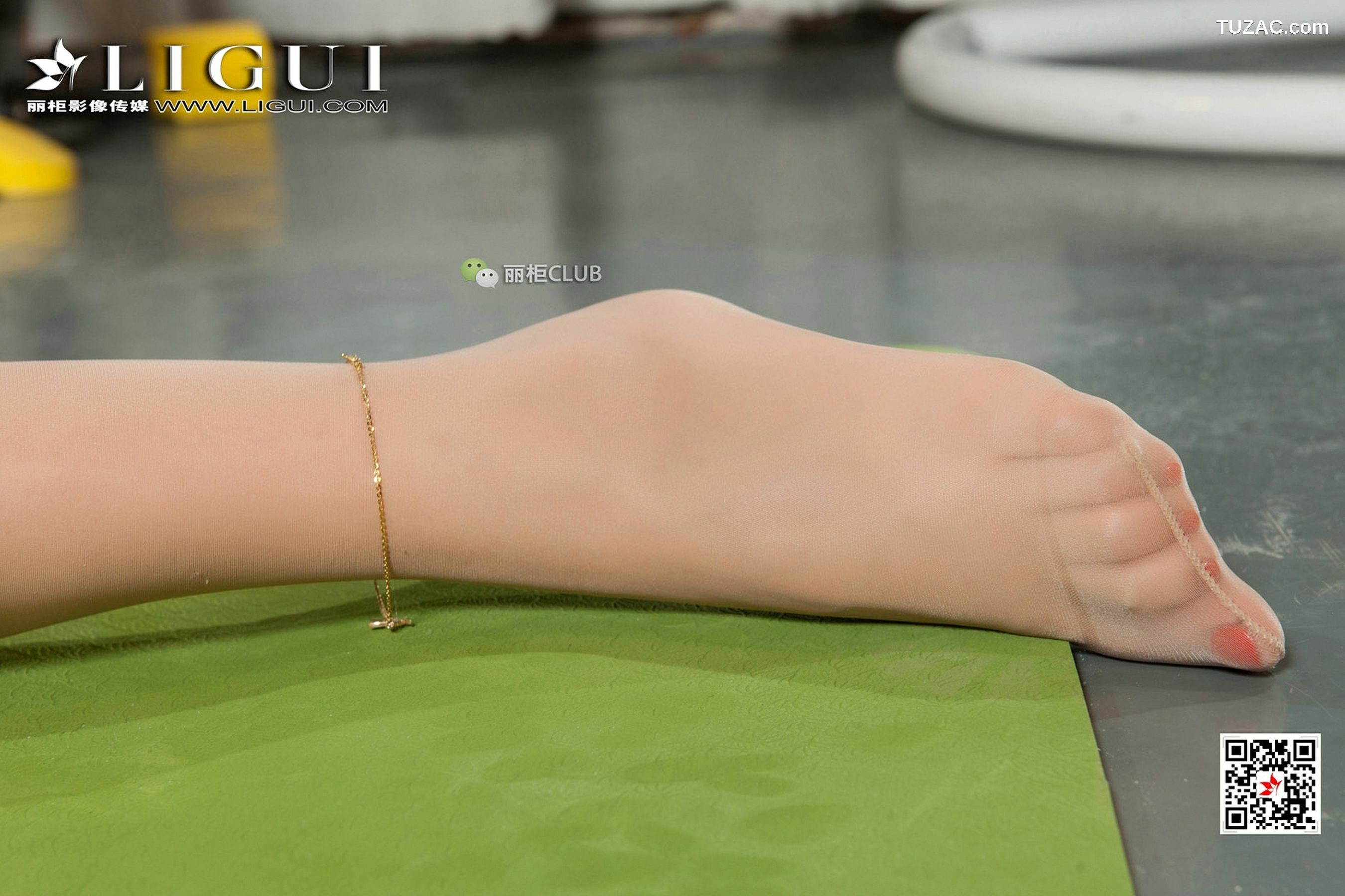 丽柜_Model 足模楠楠《健身美足》 写真集[73P]