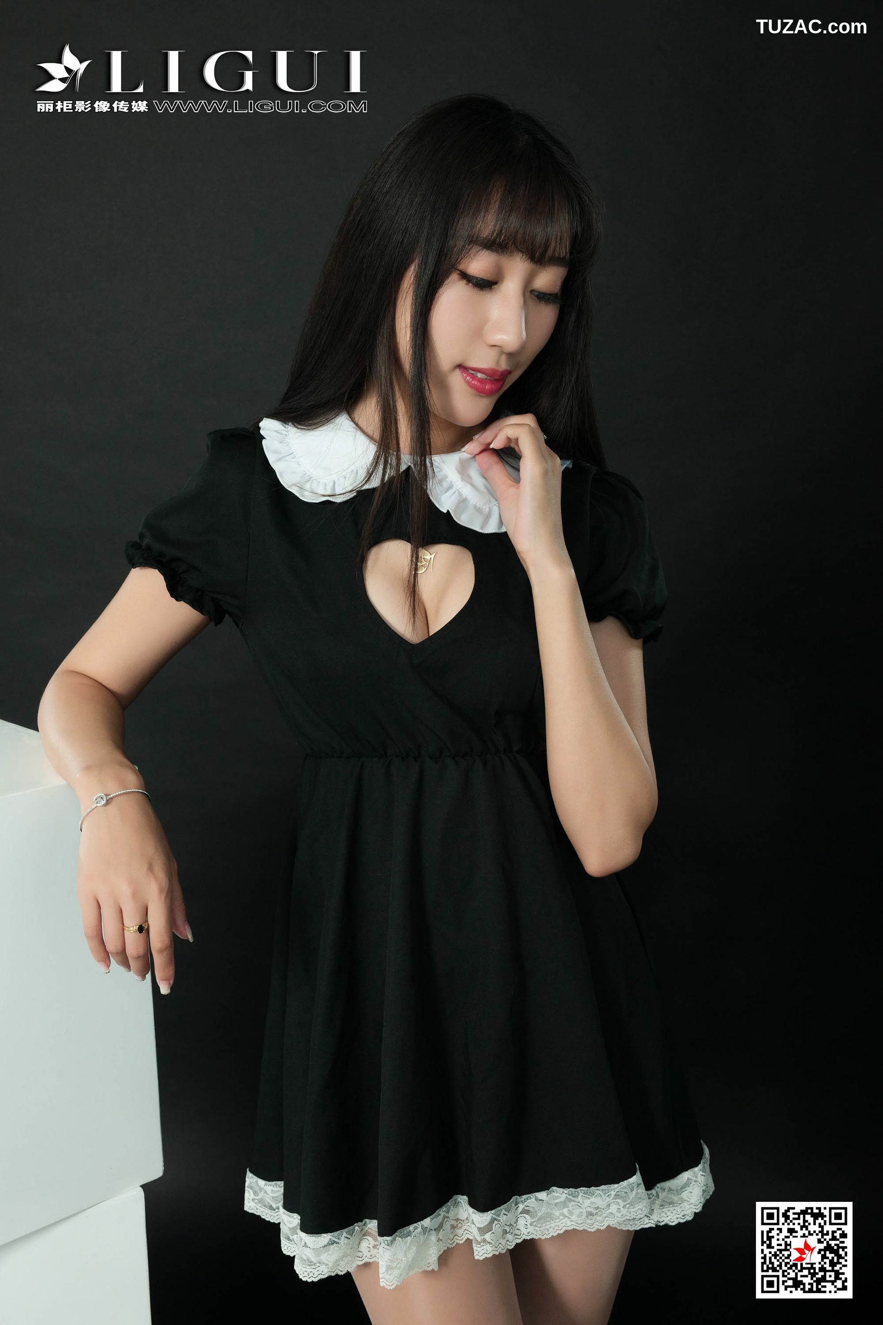 丽柜_Model 轩轩《连衣裙肉丝高跟》 网络丽人 写真集[30P]