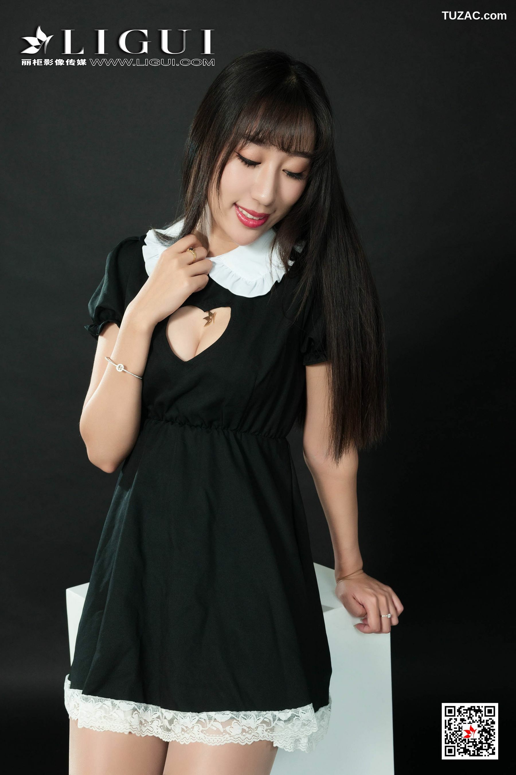 丽柜_Model 轩轩《连衣裙肉丝高跟》 网络丽人 写真集[30P]