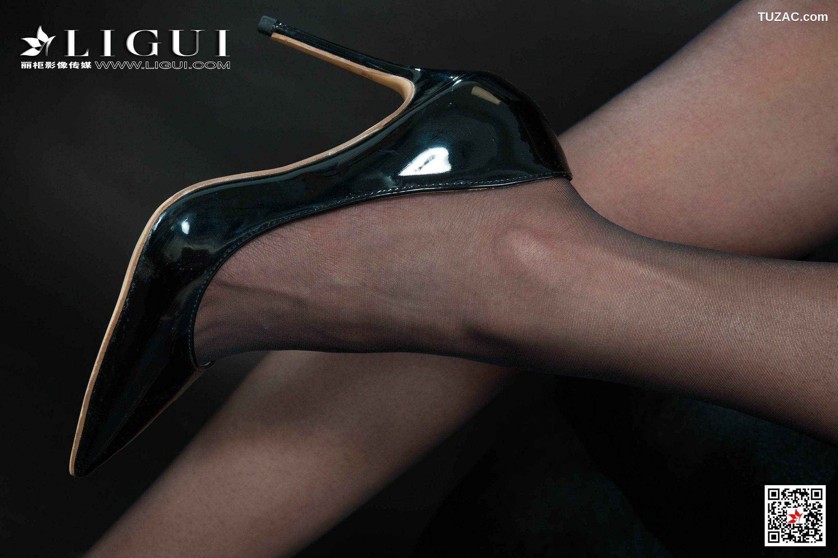 丽柜_Model 轩轩《镣铐黑丝女警》 网络丽人 写真集[51P]