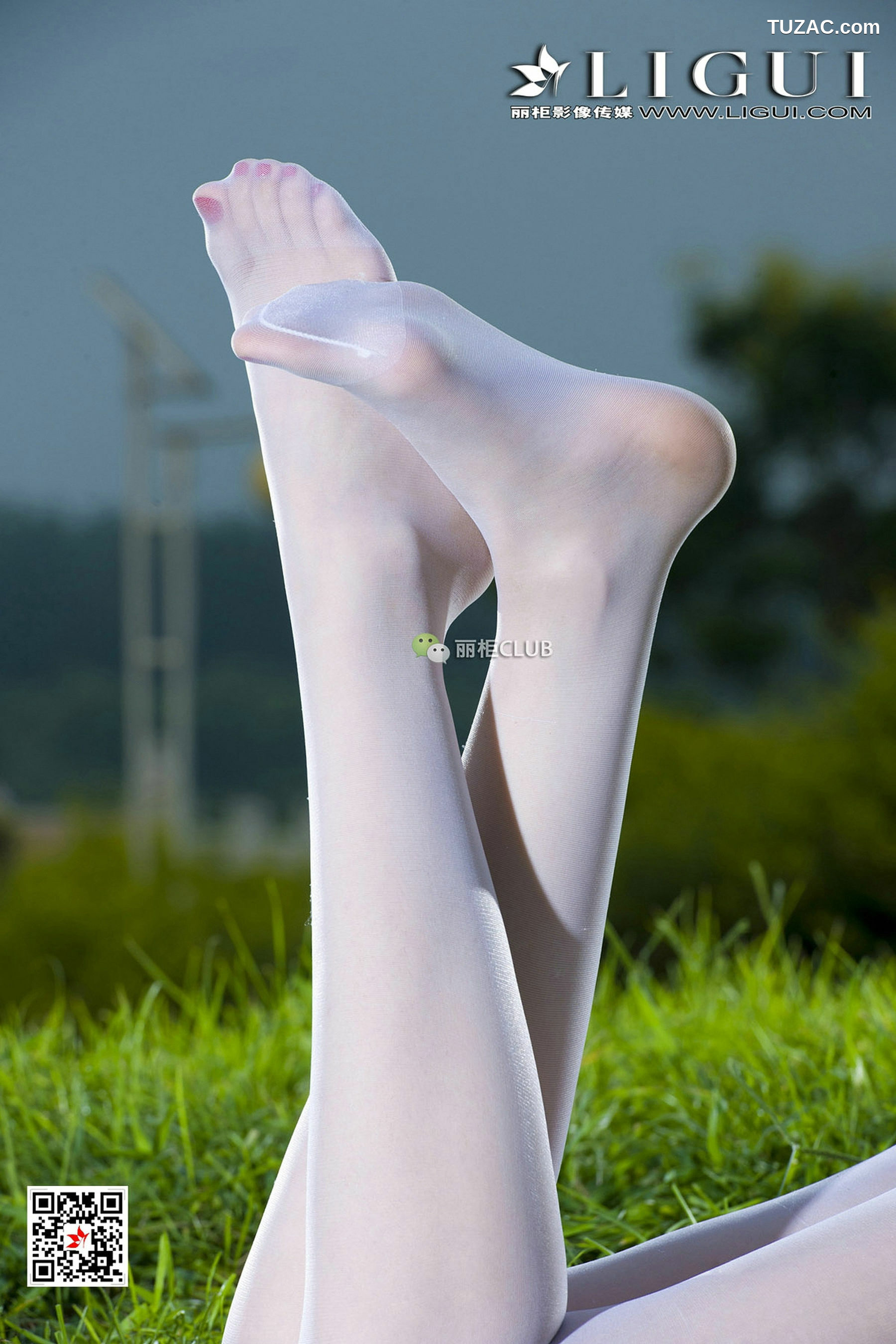 丽柜_Model 雪儿《夜空白丝》 写真集[82P]