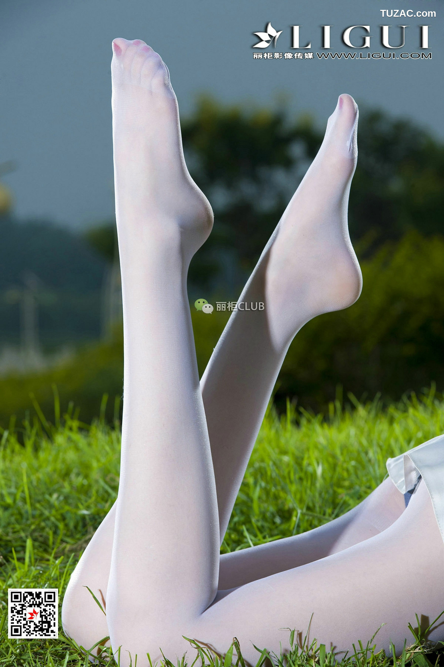 丽柜_Model 雪儿《夜空白丝》 写真集[82P]