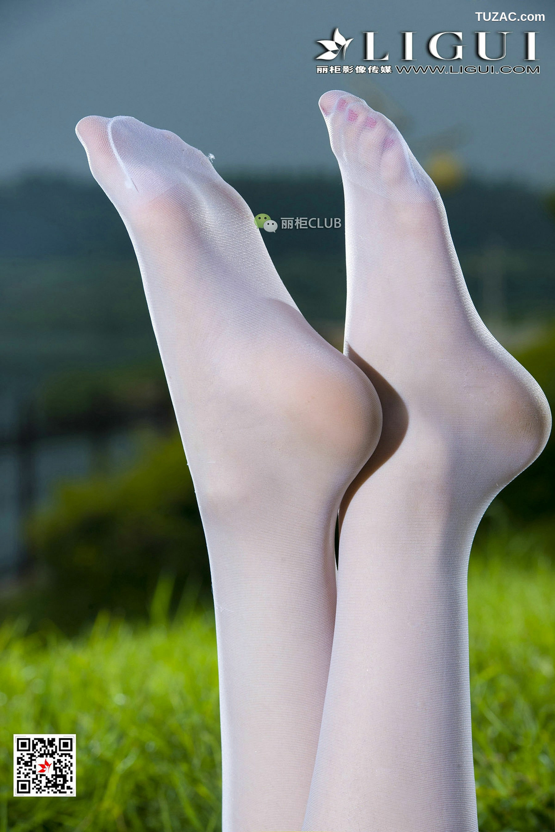 丽柜_Model 雪儿《夜空白丝》 写真集[82P]