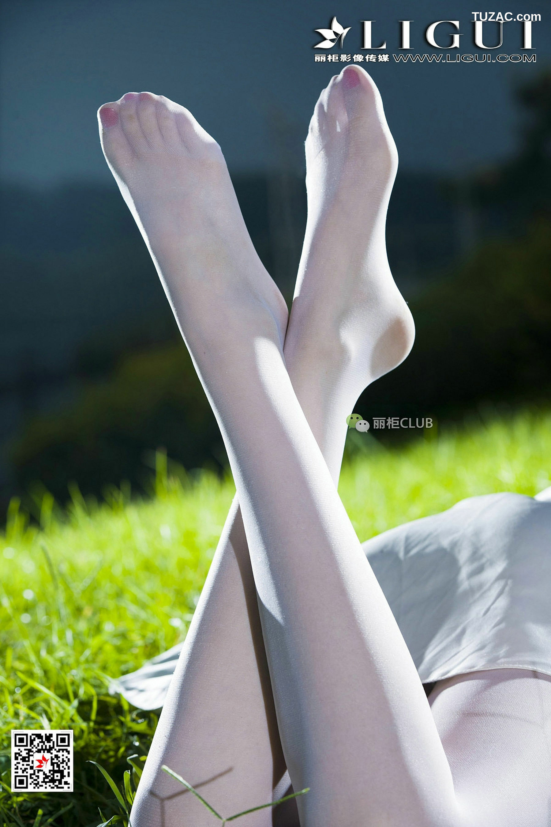 丽柜_Model 雪儿《夜空白丝》 写真集[82P]