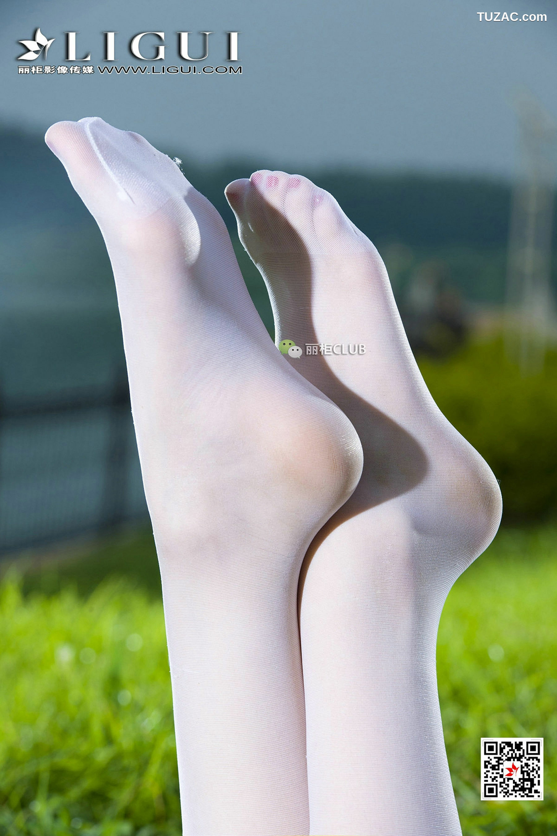 丽柜_Model 雪儿《夜空白丝》 写真集[82P]