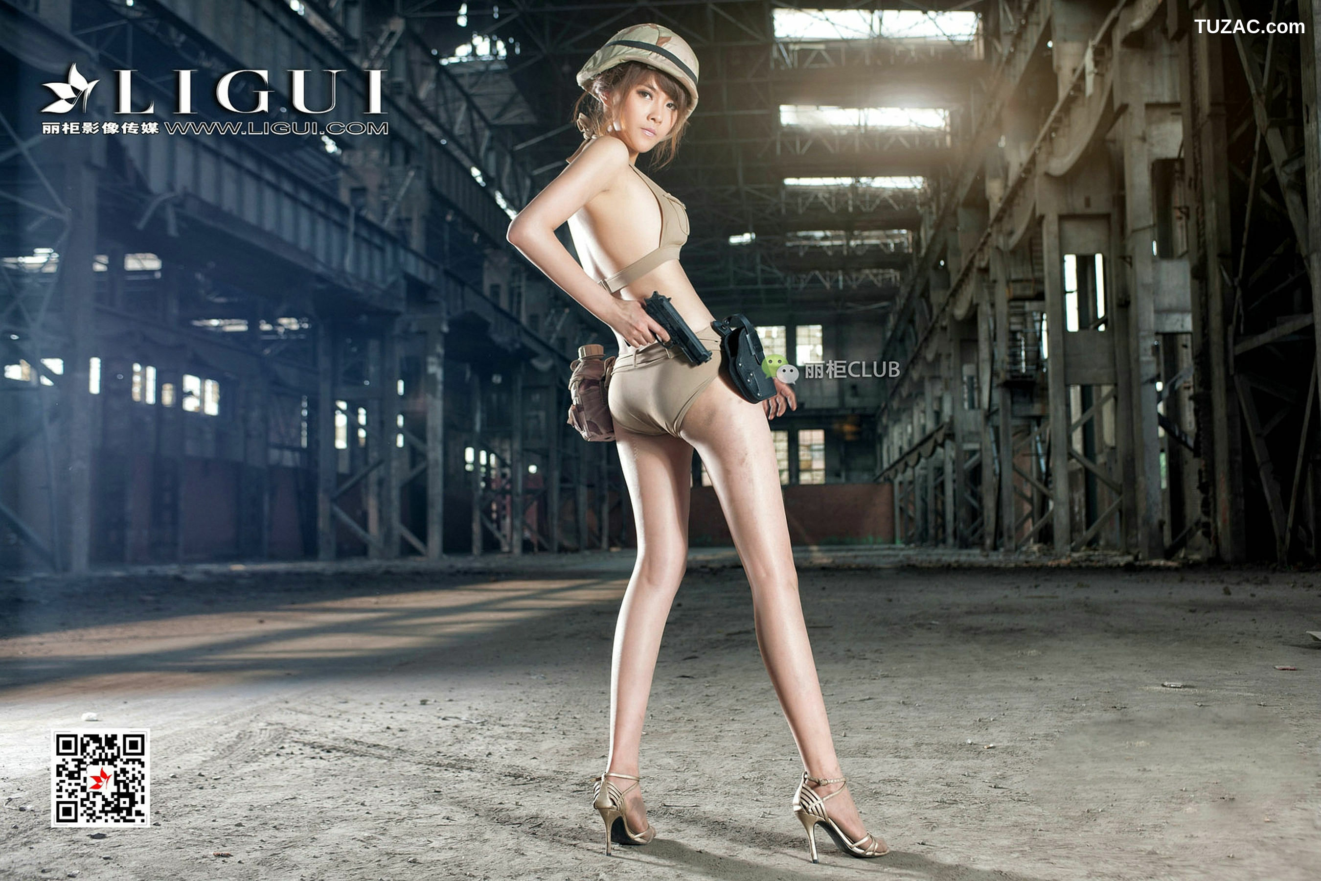 丽柜_Model 黄芬《女兵美腿丝足》 写真集[60P]