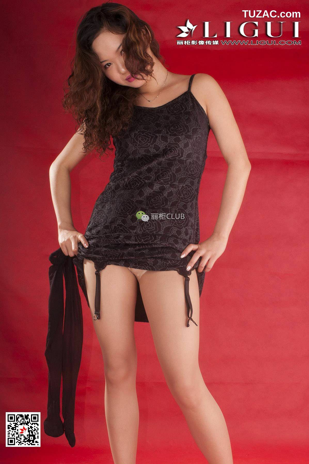 丽柜_丁丁《黑丝美足》 网络丽人 写真集[52P]