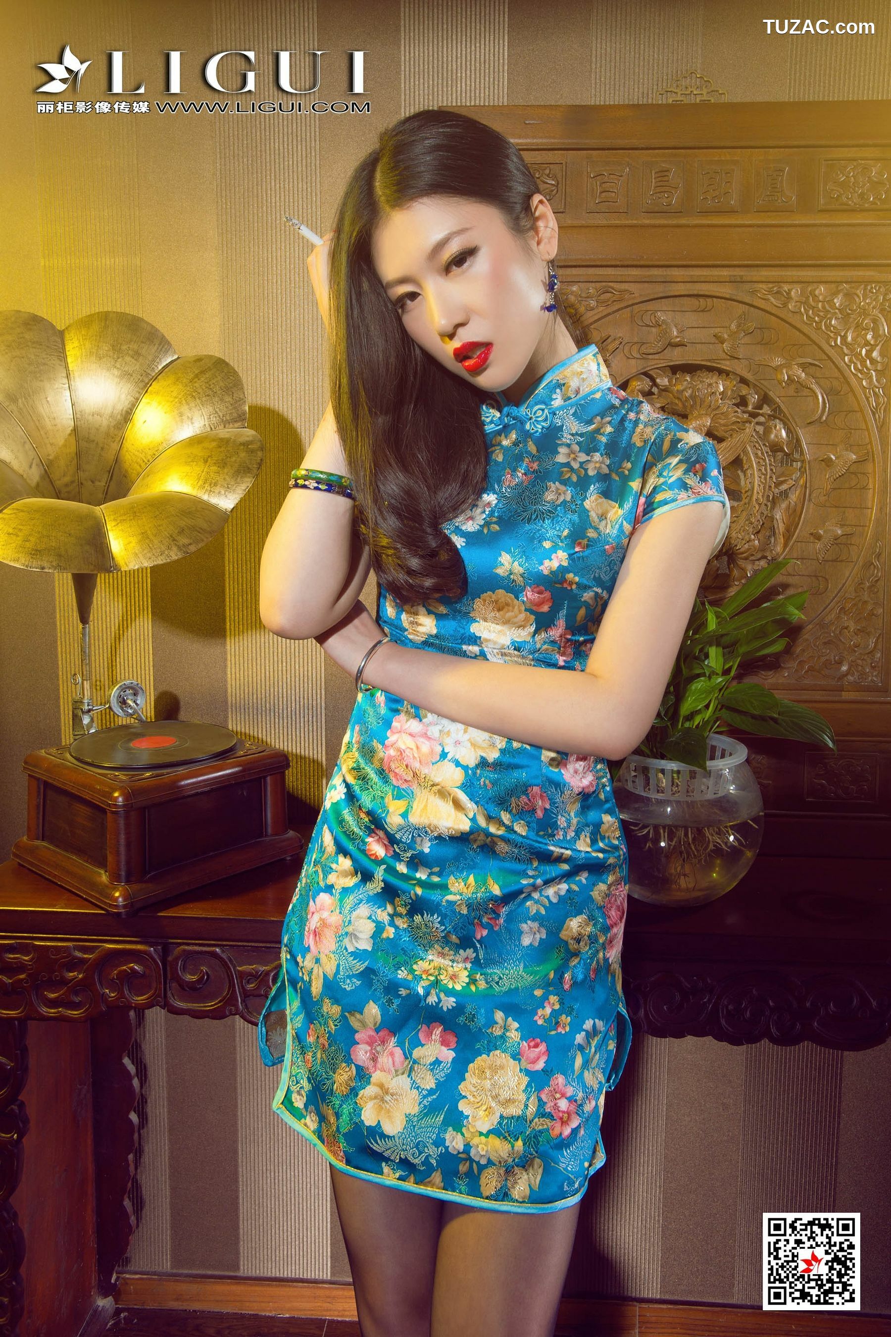 丽柜_佳怡《蓝色妖姬》 网络丽人 写真集[53P]