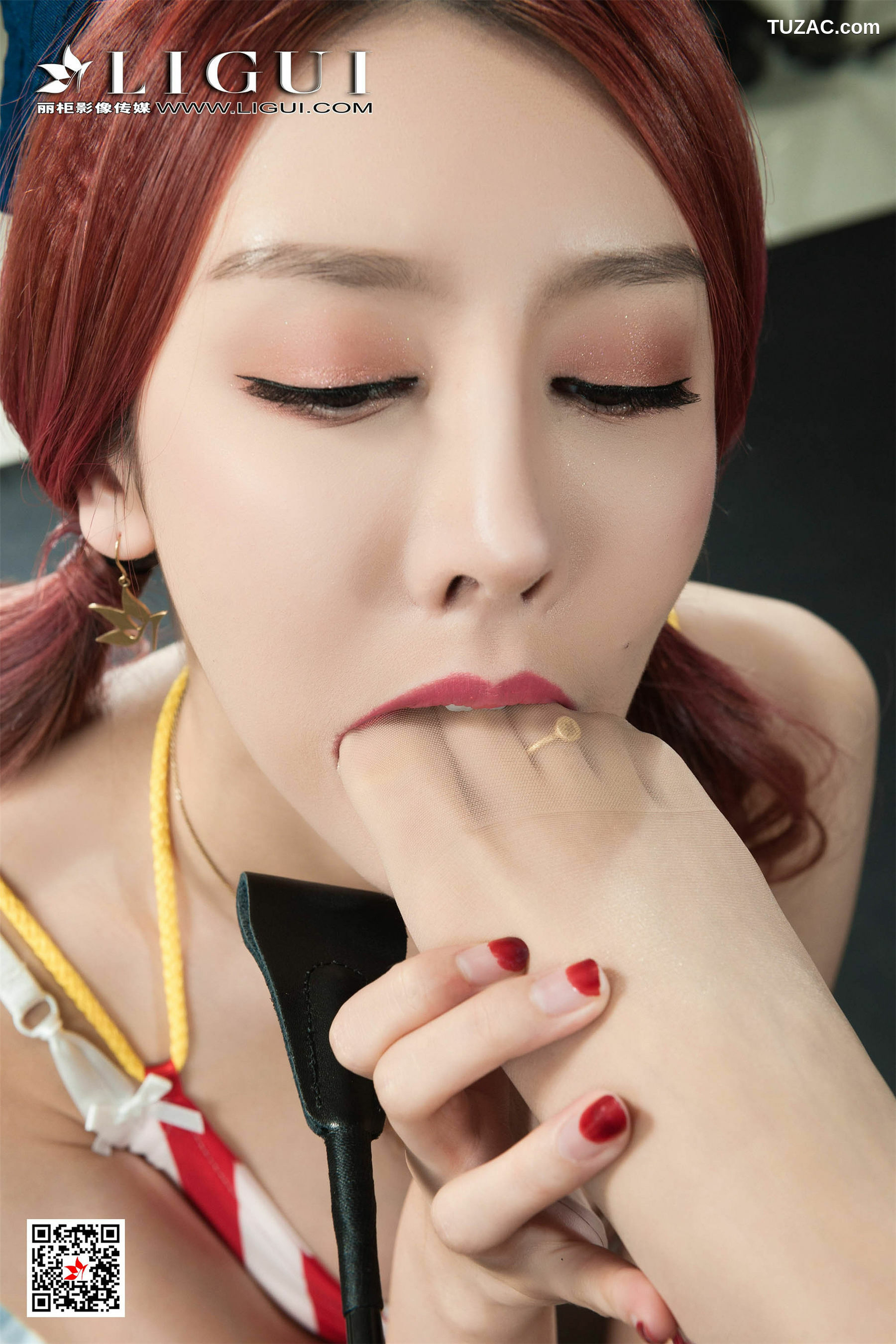 丽柜_兔子&amp;amp;甜甜《双生海军姐妹花丝足》 写真集[95P]