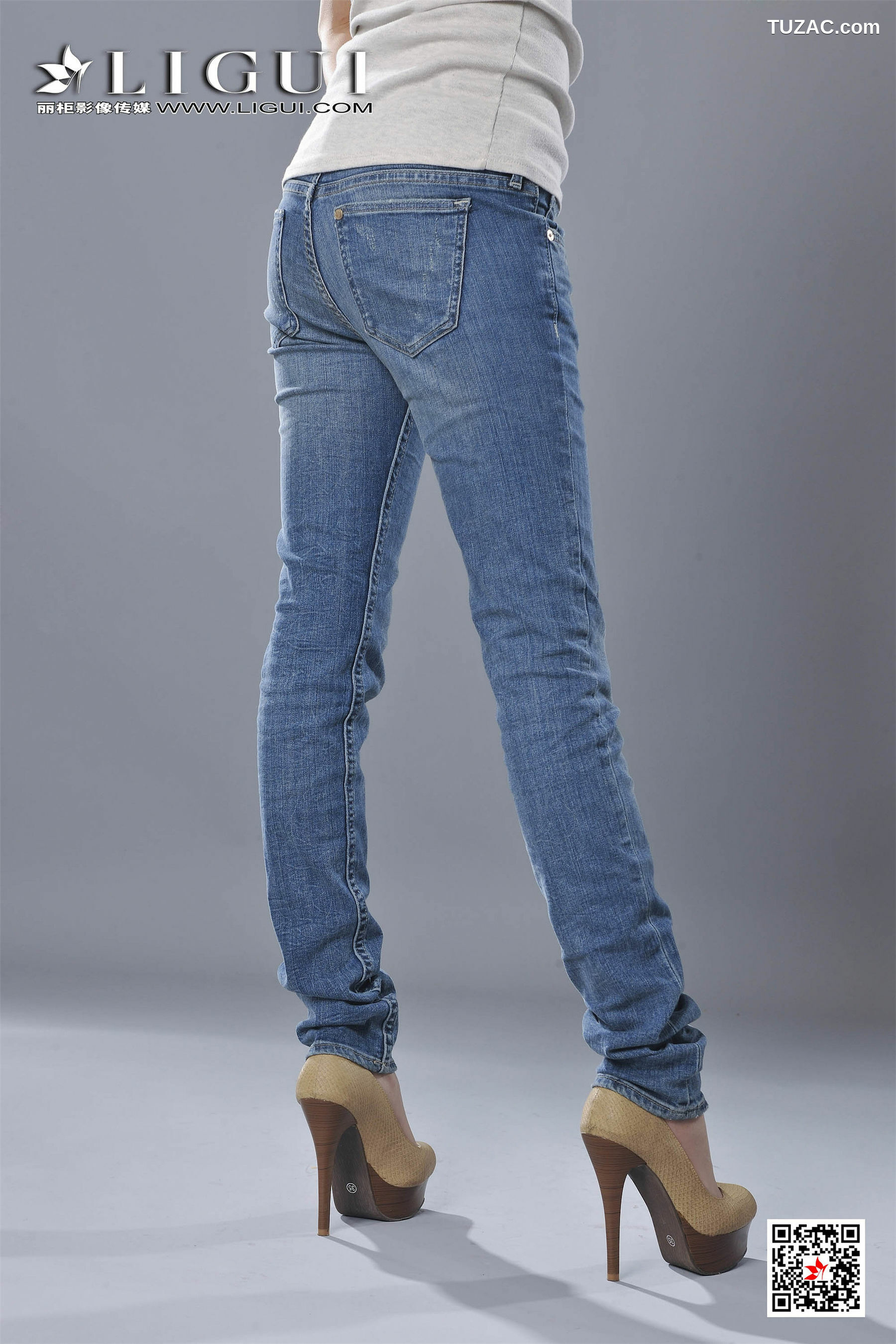 丽柜_可馨《牛仔紧身裤女郎》 写真集[72P]