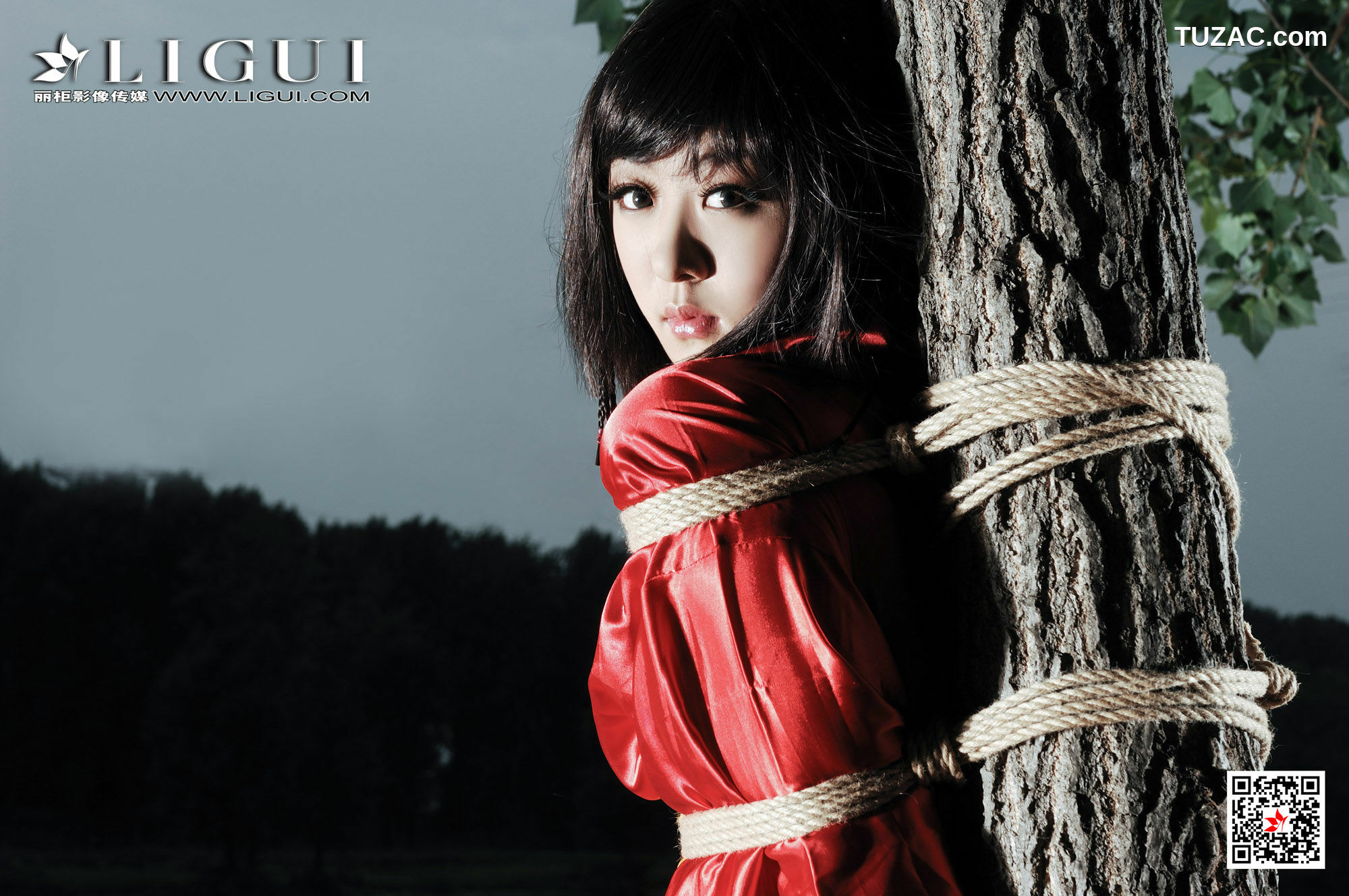 丽柜_模特佩佩《黑夜美束》 精品图集 写真集[61P]