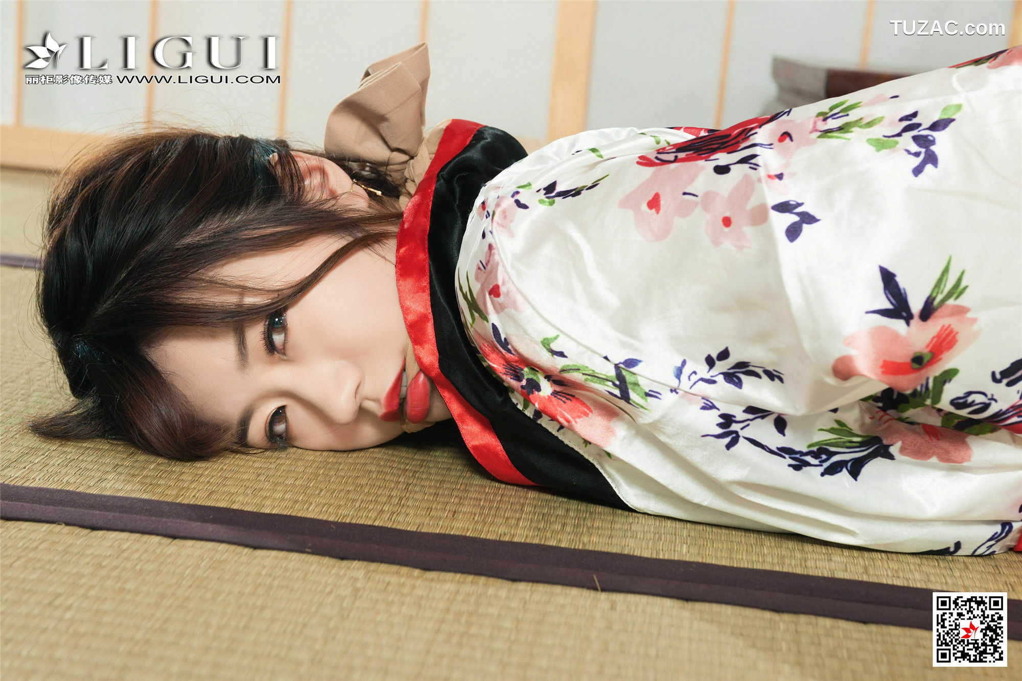 丽柜_模特安娜《和服绳艺》 美腿丝足写真集[67P]