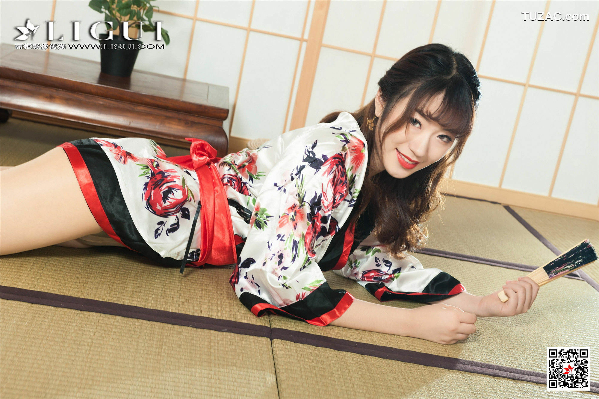 丽柜_模特安娜《和服绳艺》 美腿丝足写真集[67P]