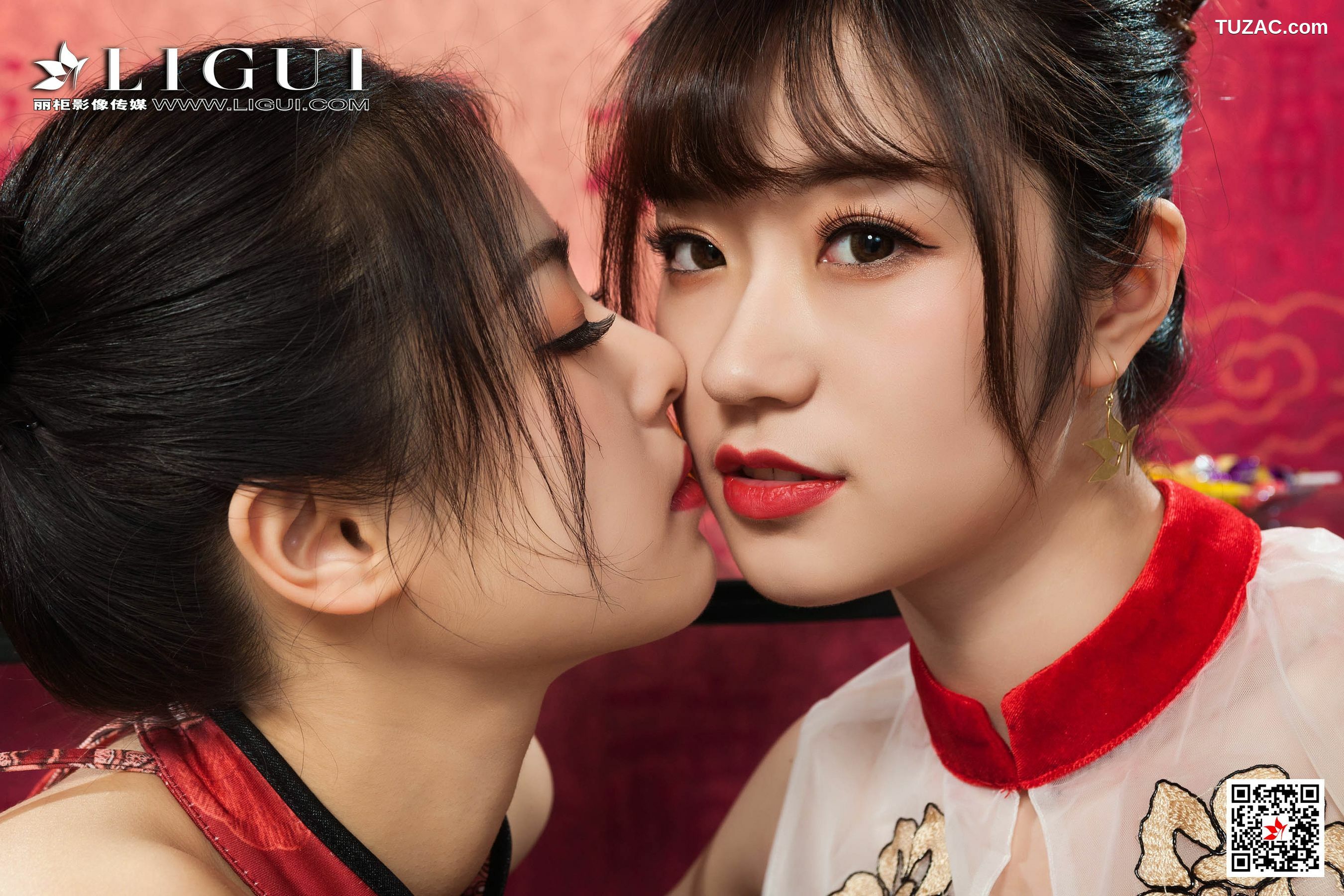 丽柜_潘潘&amp;amp;安娜《旗袍姐妹花庆新年》 写真集[82P]