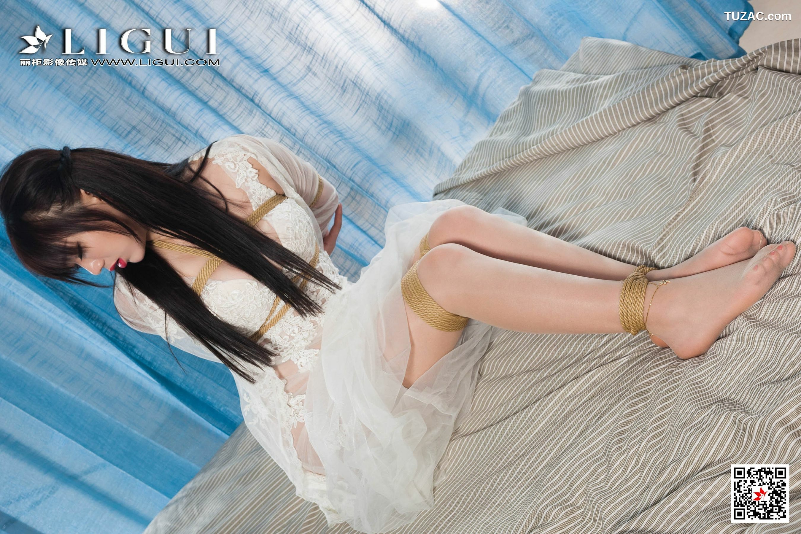 丽柜_然然《蕾丝美束》 网络丽人 写真集[42P]