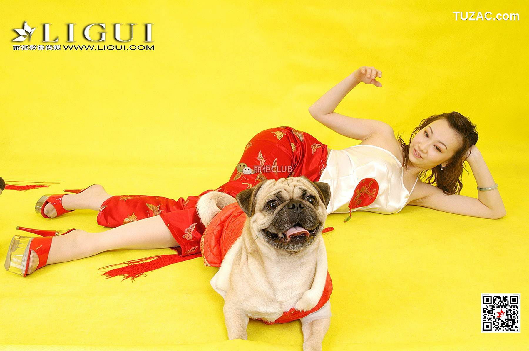 丽柜_璐璐《新春丝足》 网络丽人 写真集[51P]