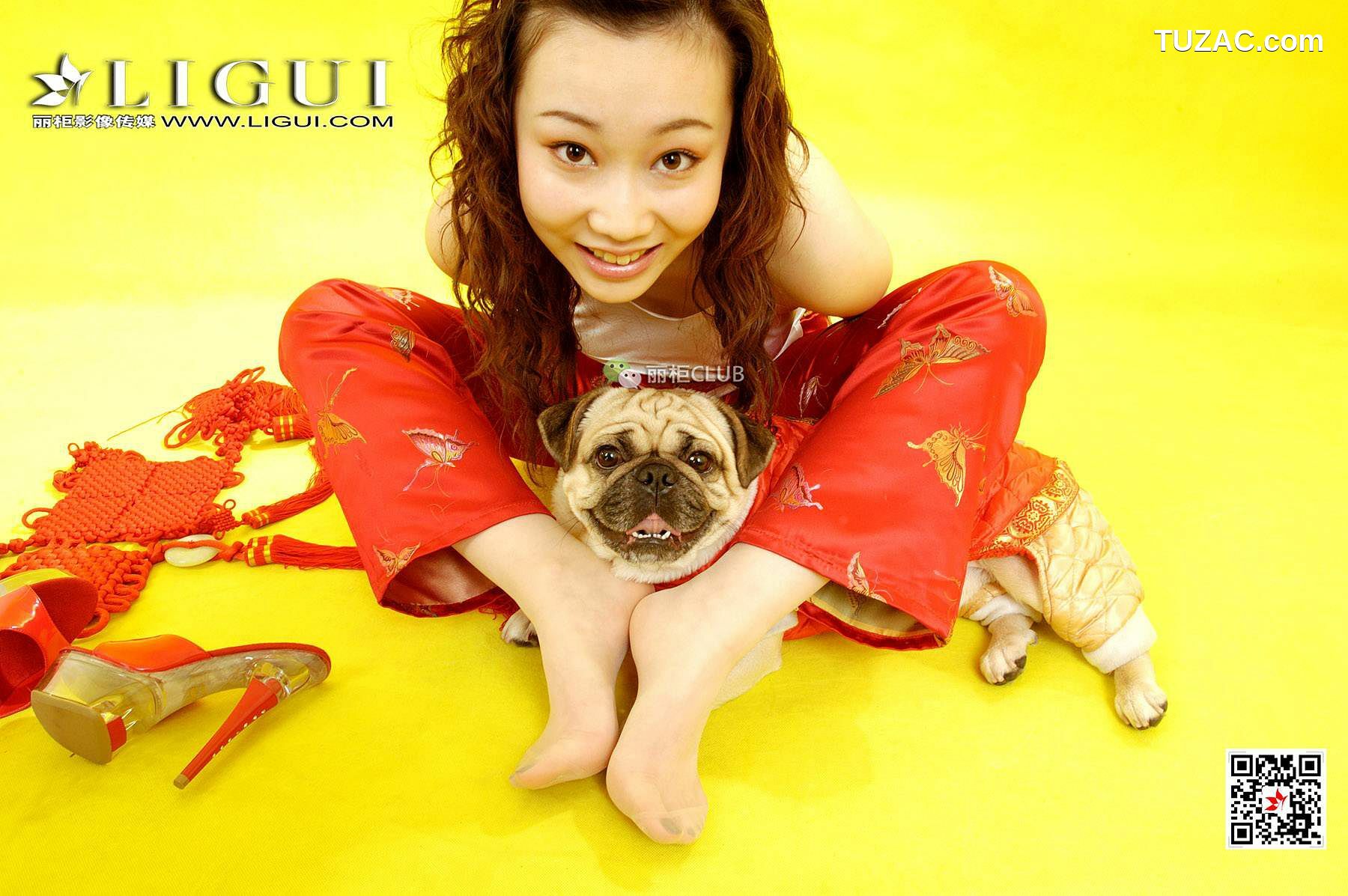 丽柜_璐璐《新春丝足》 网络丽人 写真集[51P]