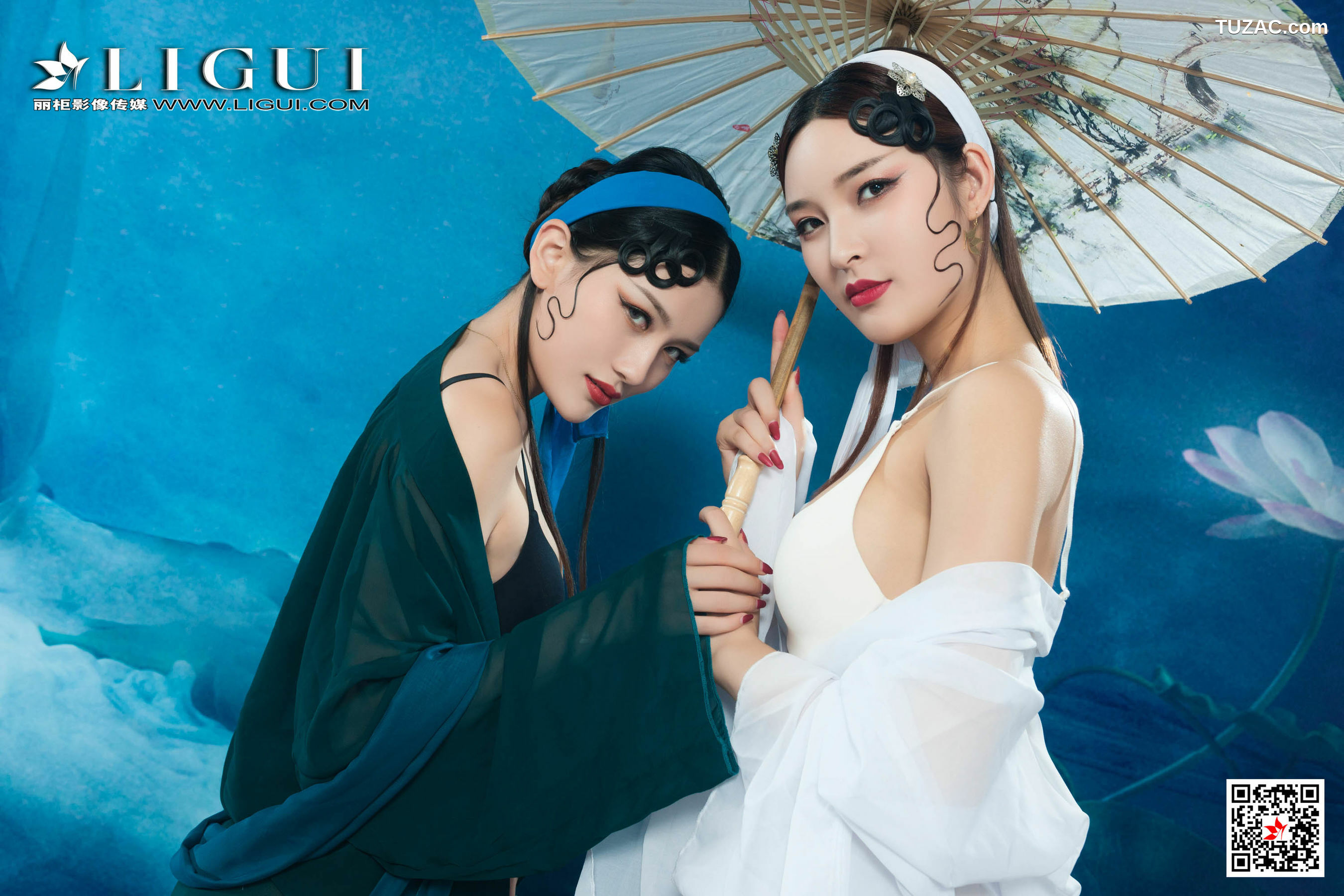 丽柜_甜甜&amp;amp;雪糕《京剧丝袜姐妹花》 写真集[76P]