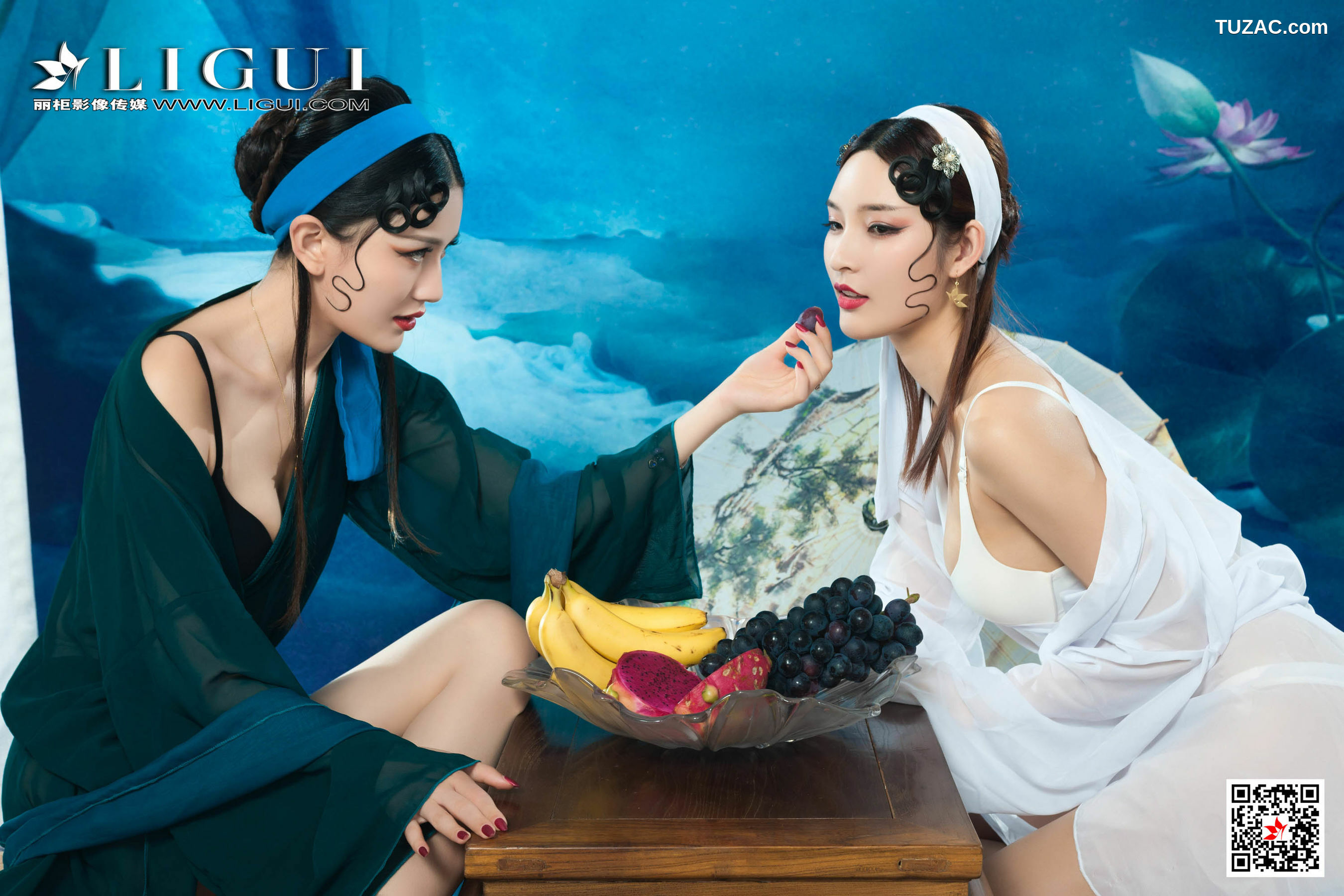 丽柜_甜甜&amp;amp;雪糕《京剧丝袜姐妹花》 写真集[76P]