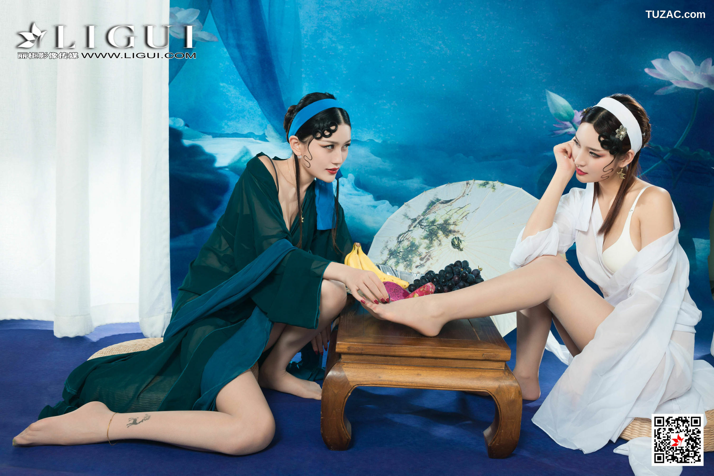 丽柜_甜甜&amp;amp;雪糕《京剧丝袜姐妹花》 写真集[76P]