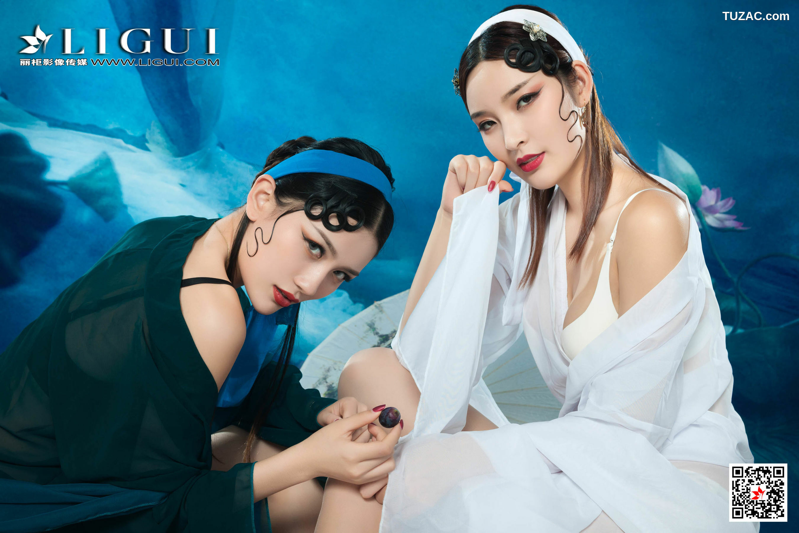 丽柜_甜甜&amp;amp;雪糕《京剧丝袜姐妹花》 写真集[76P]