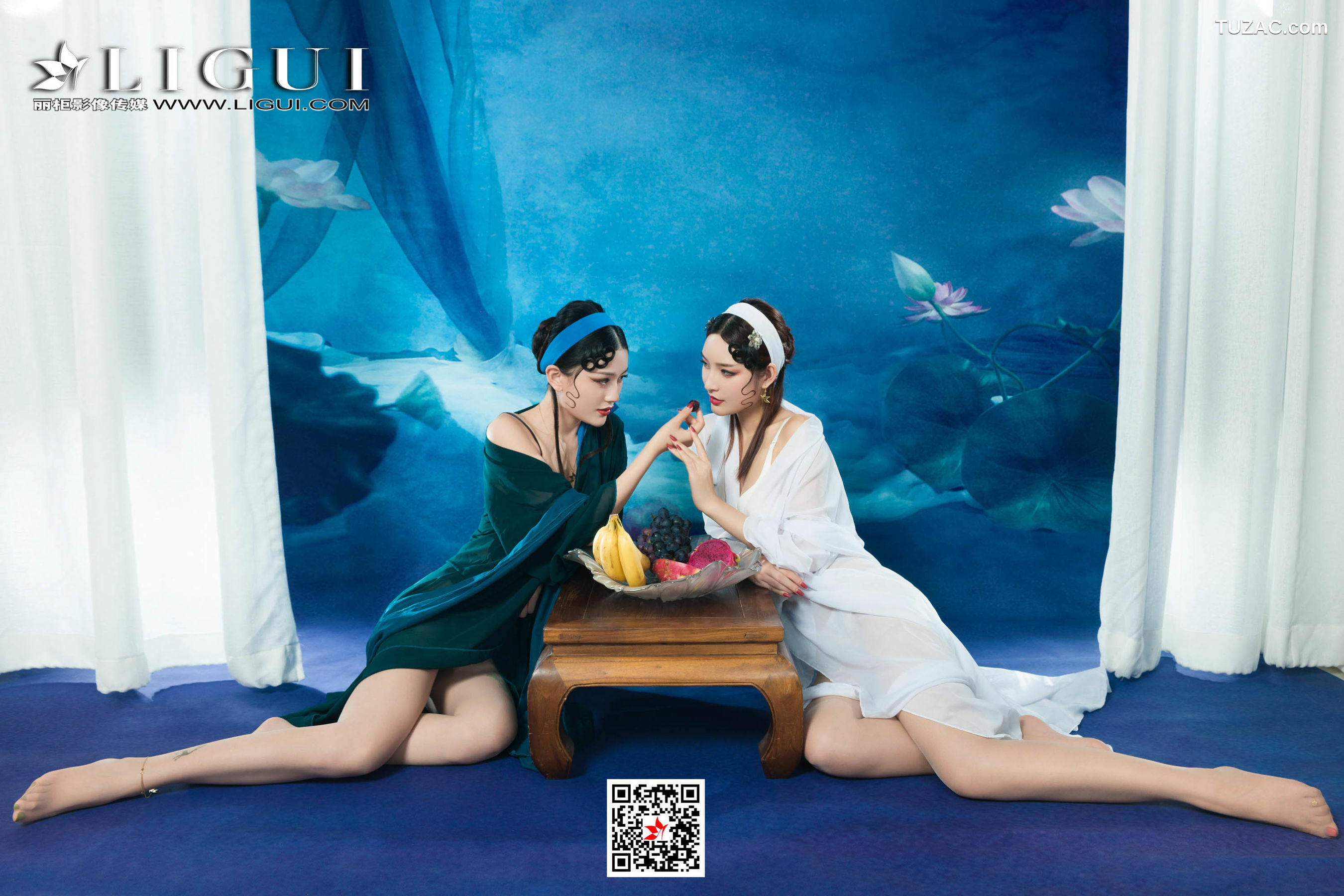 丽柜_甜甜&amp;amp;雪糕《京剧丝袜姐妹花》 写真集[76P]