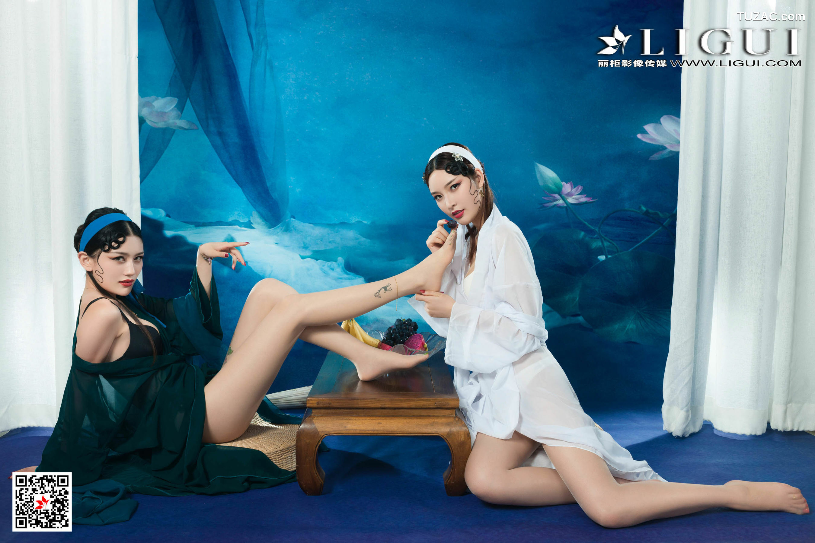 丽柜_甜甜&amp;amp;雪糕《京剧丝袜姐妹花》 写真集[76P]